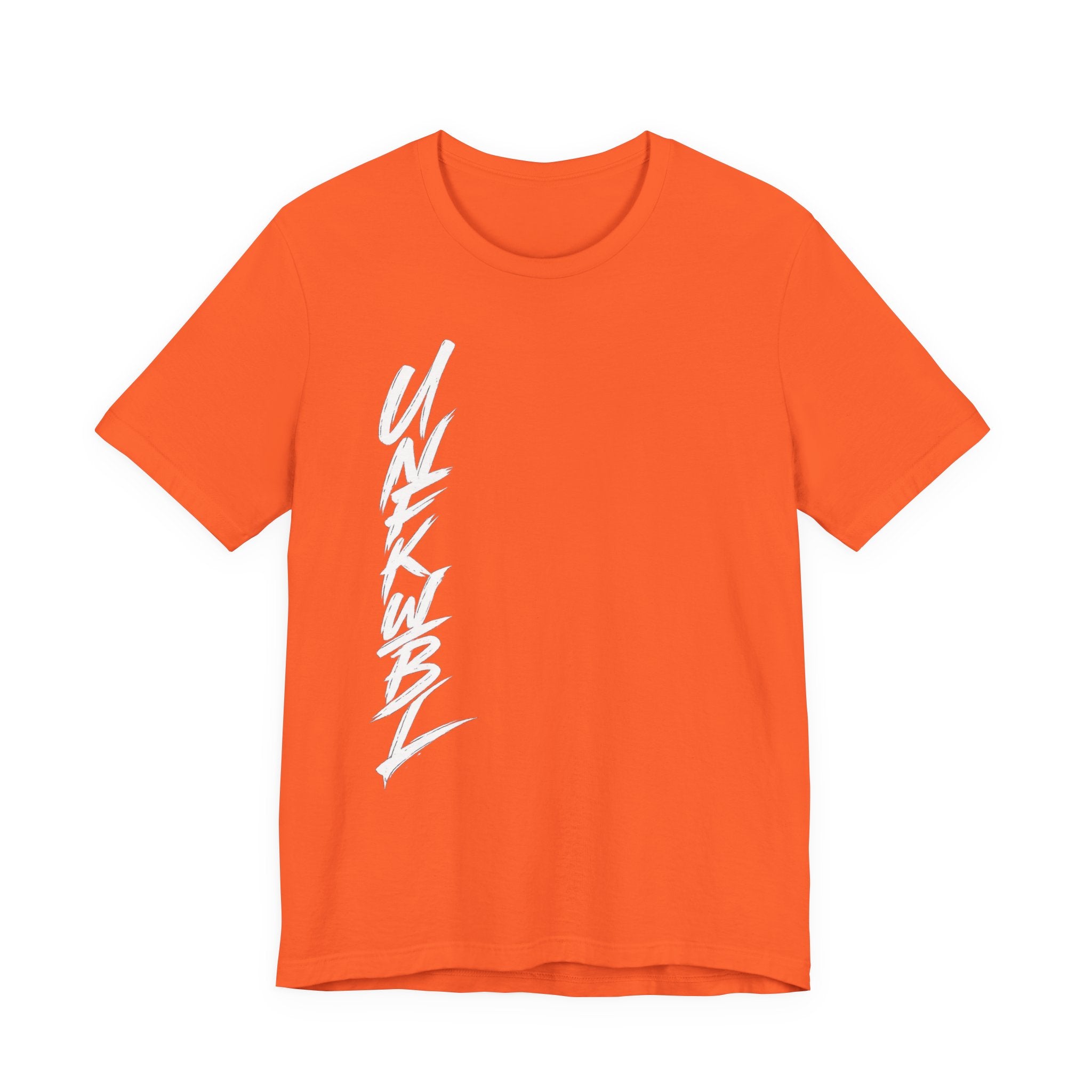 Vertical Script Graphic Tee — 'UNFKWB?' Streetwear T‑Shirt