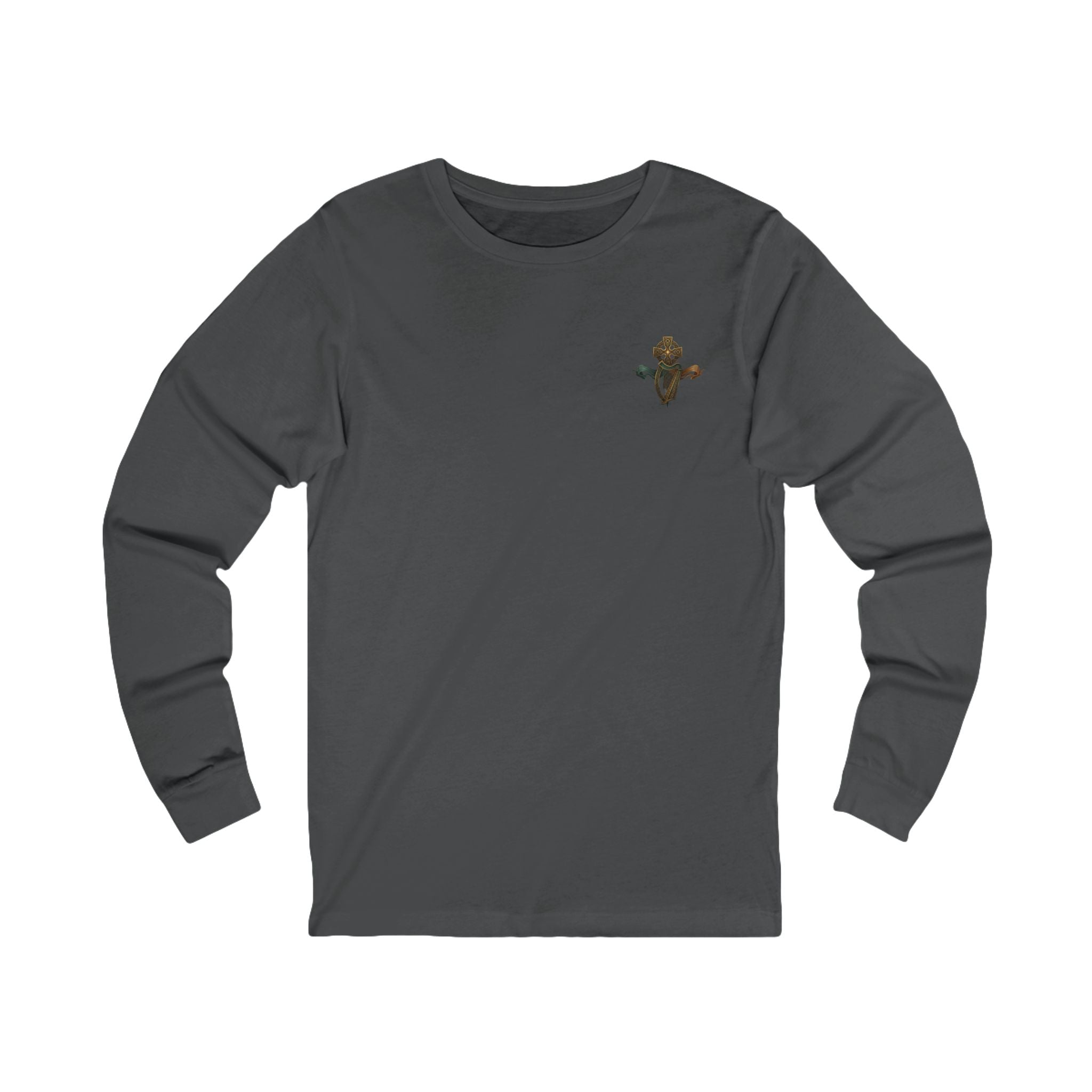 Irish Skull Leprechaun Long Sleeve Tee — “Éire Go Brách” St. Patrick’s Shirt