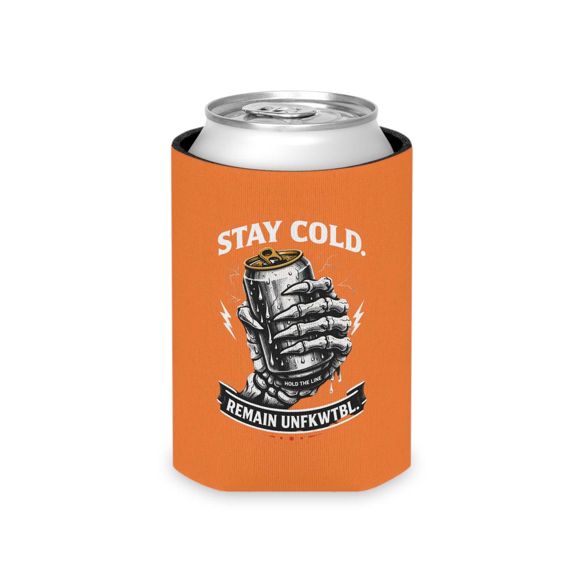 UNFKWTBL Bad Vibes Only tropical mermaid can cooler beer sleeve keeping drinks cold