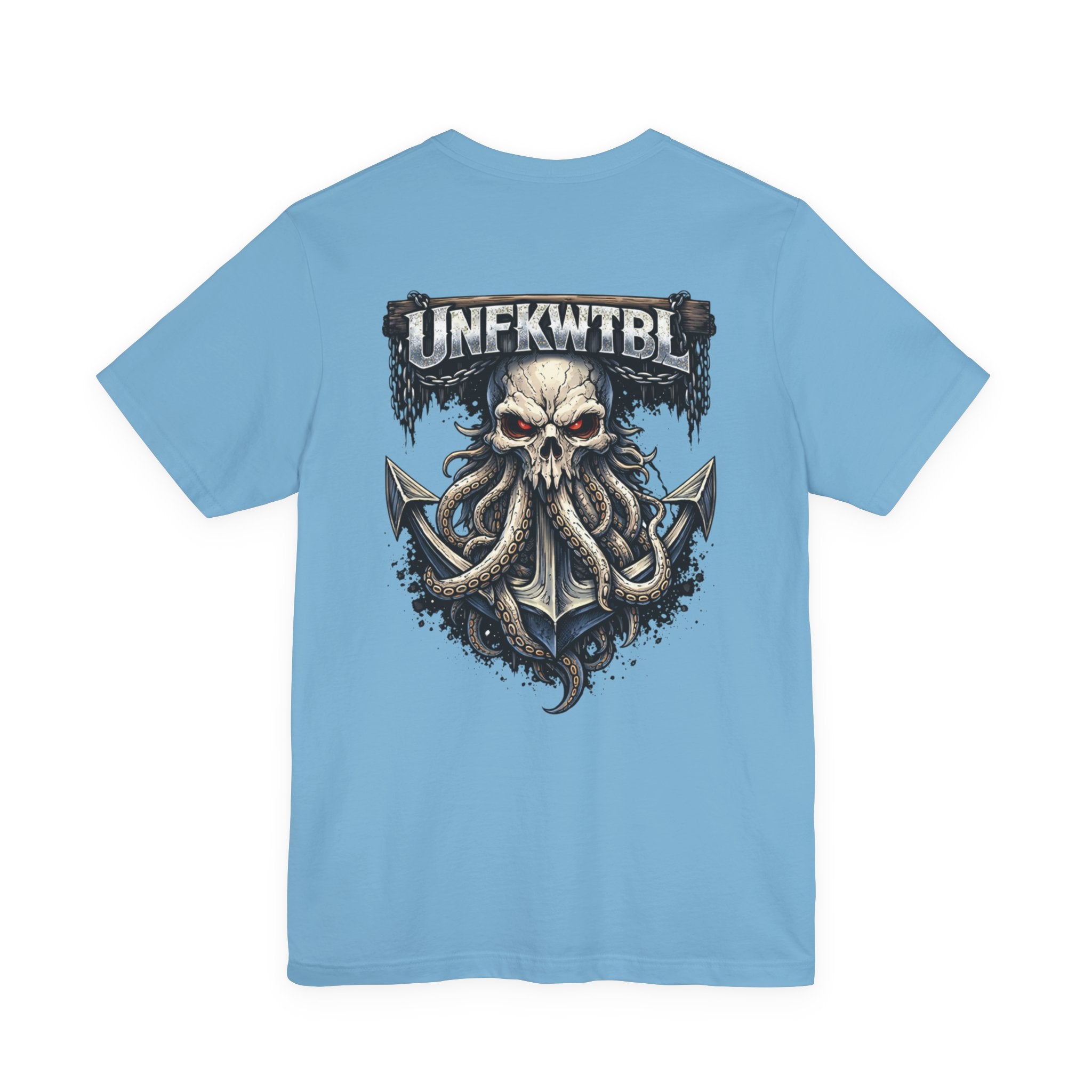UNFKWTBL Anchor Skull T‑Shirt — Nautical Pirate Graphic Tee (UNFKWTBL)