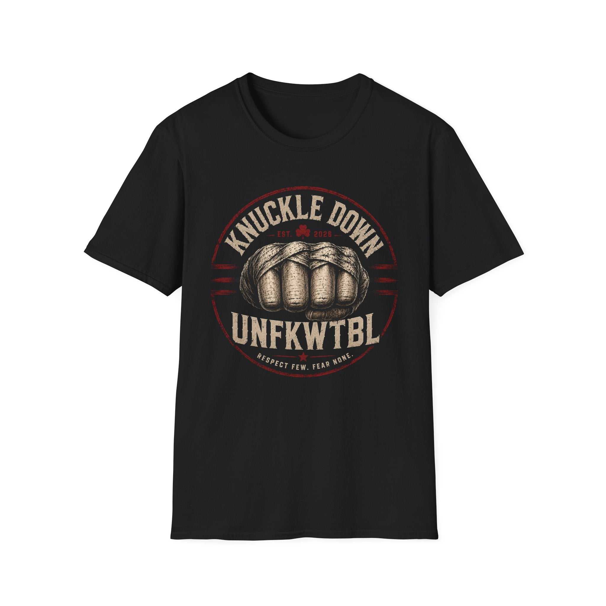 Knuckle Down Vintage Boxing T‑Shirt — Retro Fist Graphic Tee