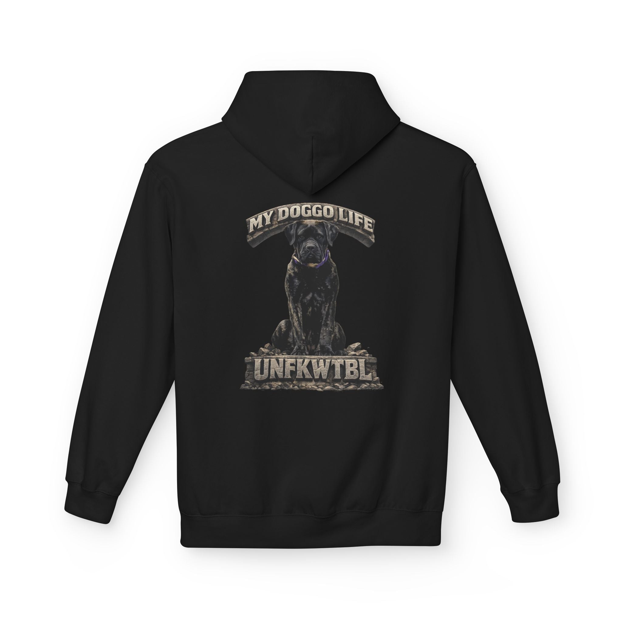 Pitbull 'My Doggo Life' Graphic Hoodie — Proud Dog Owner Sweatshirt