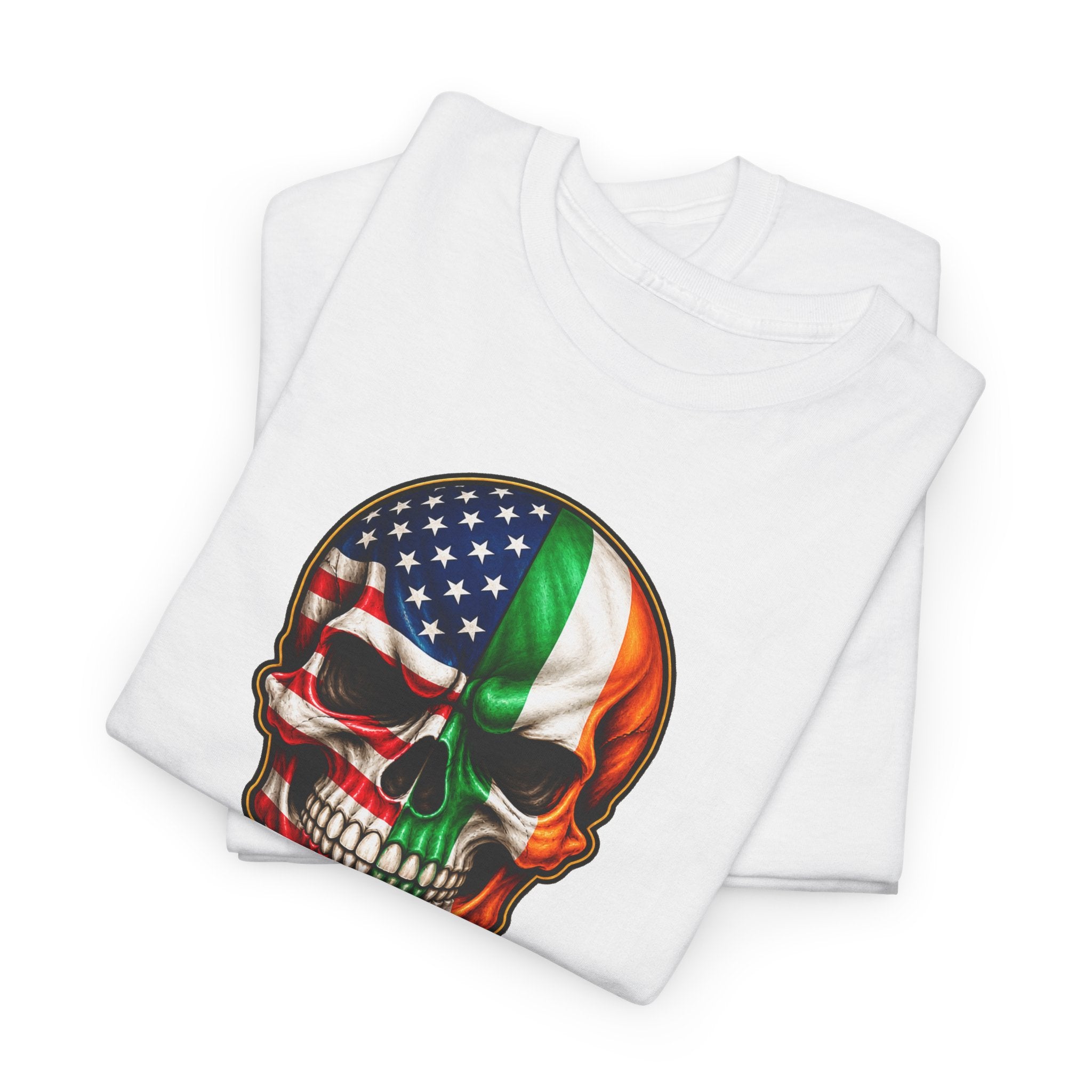 Irish-American Heritage Skull Tee