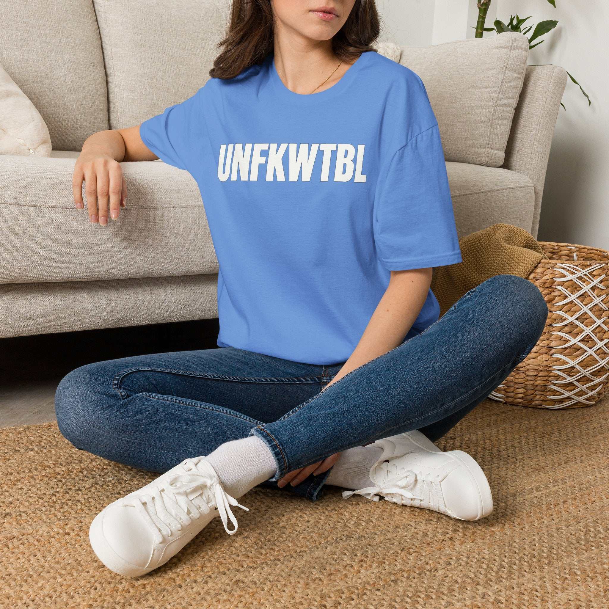 UNFKWTBL Graphic Tee — Bold Abbreviation Statement Shirt