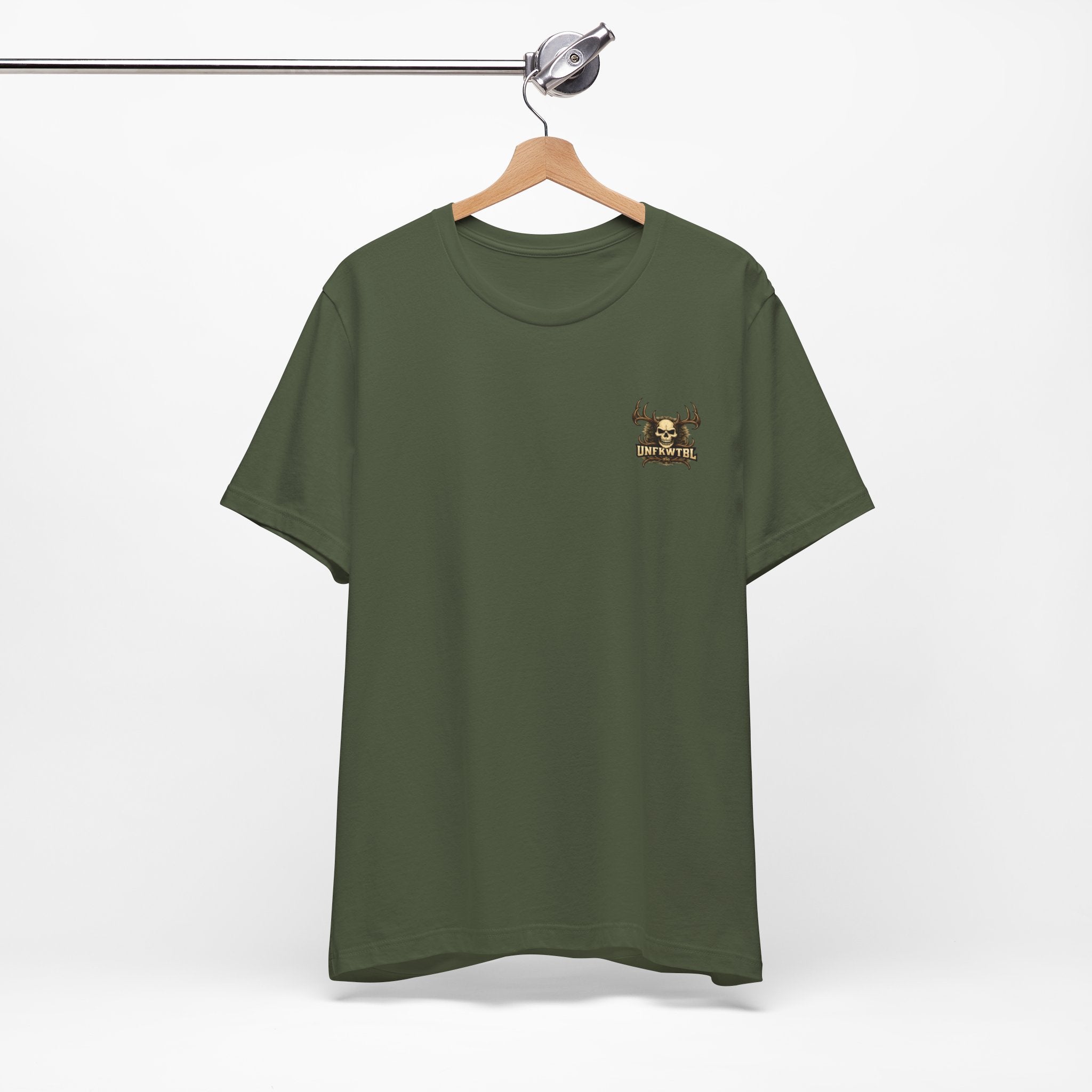 Zero Bucks Given Skull Deer Graphic Tee