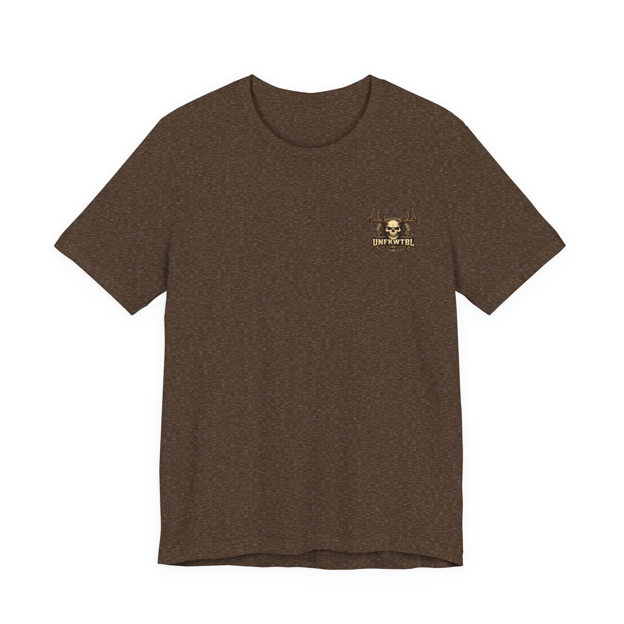 Zero Bucks Given Skull Deer Graphic Tee