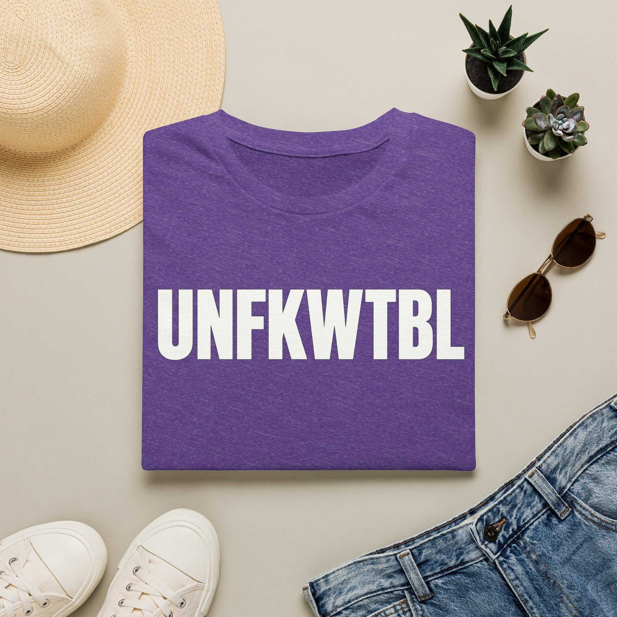 UNFKWTBL Graphic Tee — Bold Abbreviation Statement Shirt