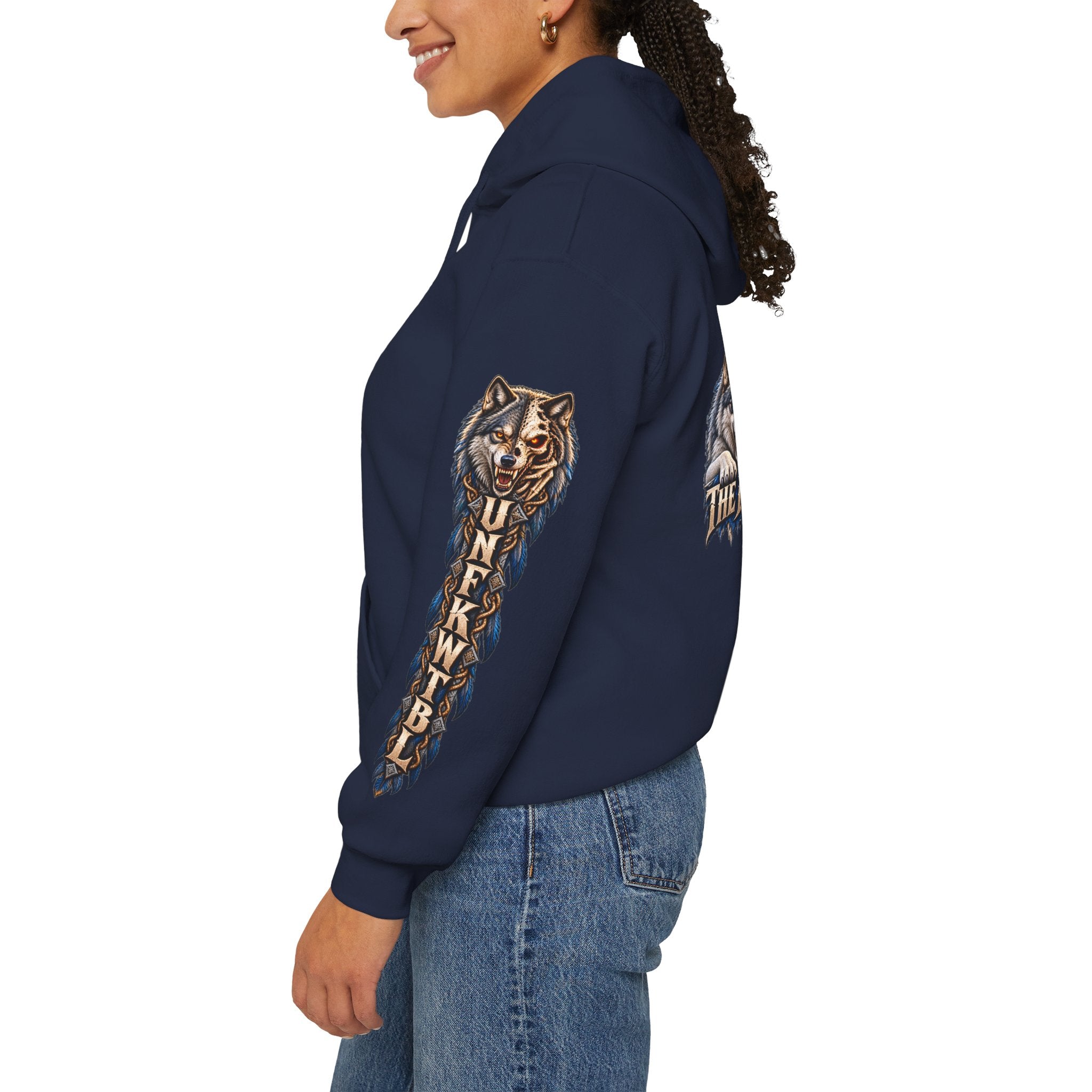 The Dead Don’t Kneel Wolf Hoodie | UNFKWTBL