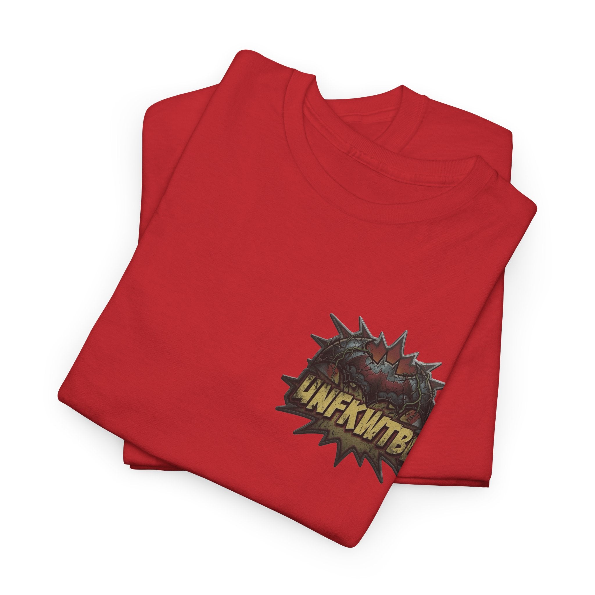 Zombie Apocalypse Dark warrior Graphic Tee — "UNFKWTBL" Retro Comic Poster T-Shirt