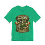 Straight Out of Dublin Irish Pub T-Shirt — St. Patrick’s Day Skeleton Pint Tee
