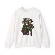 Funny Christmas Elf Sweatshirt - "Elf Emphasis on the 'F'"