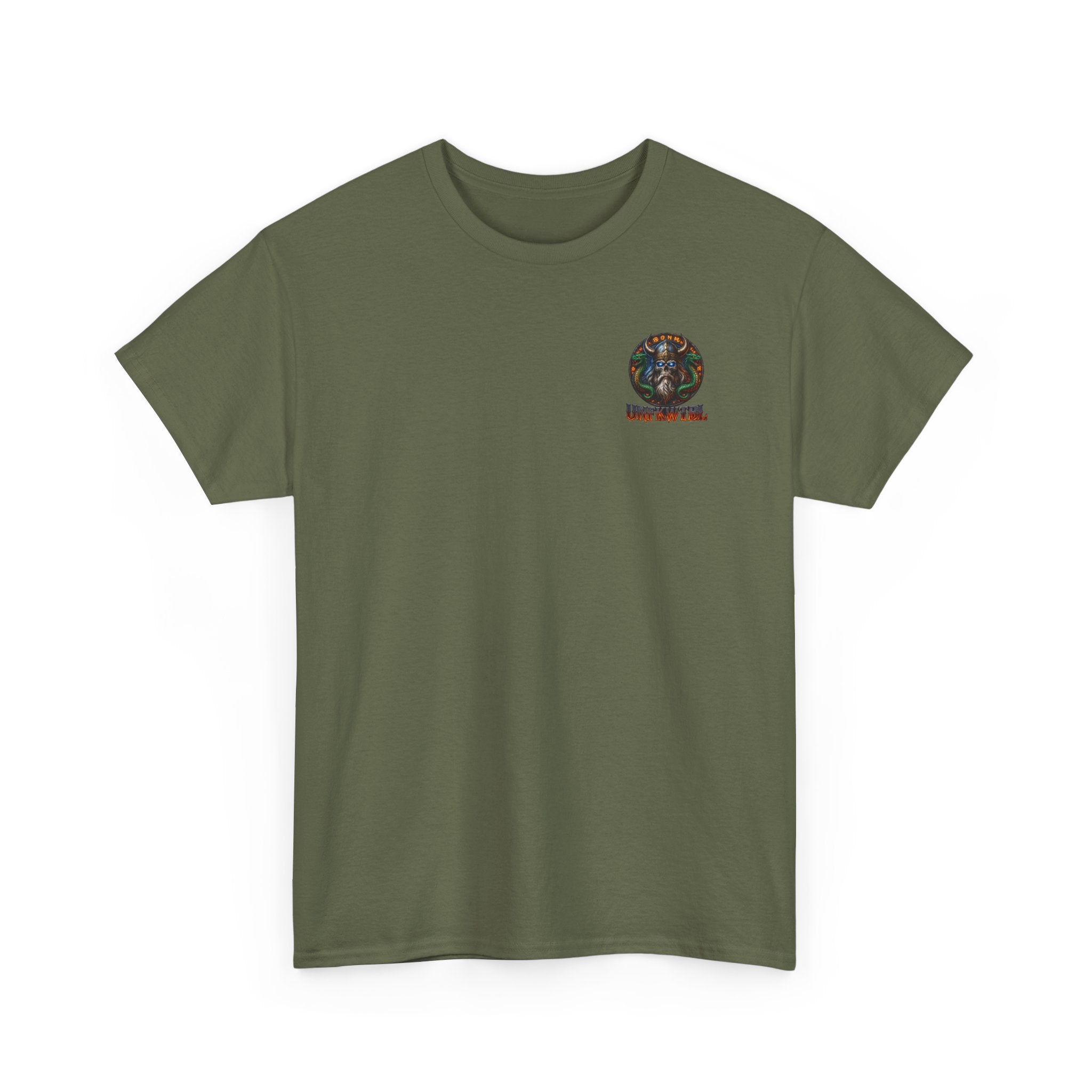 Viking Axe T-Shirt — "We Come From The North, Unafraid" Heavy Cotton Tee