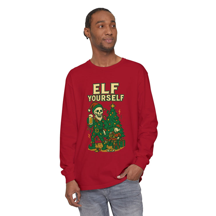 Elf Yourself Christmas Long Sleeve T-Shirt