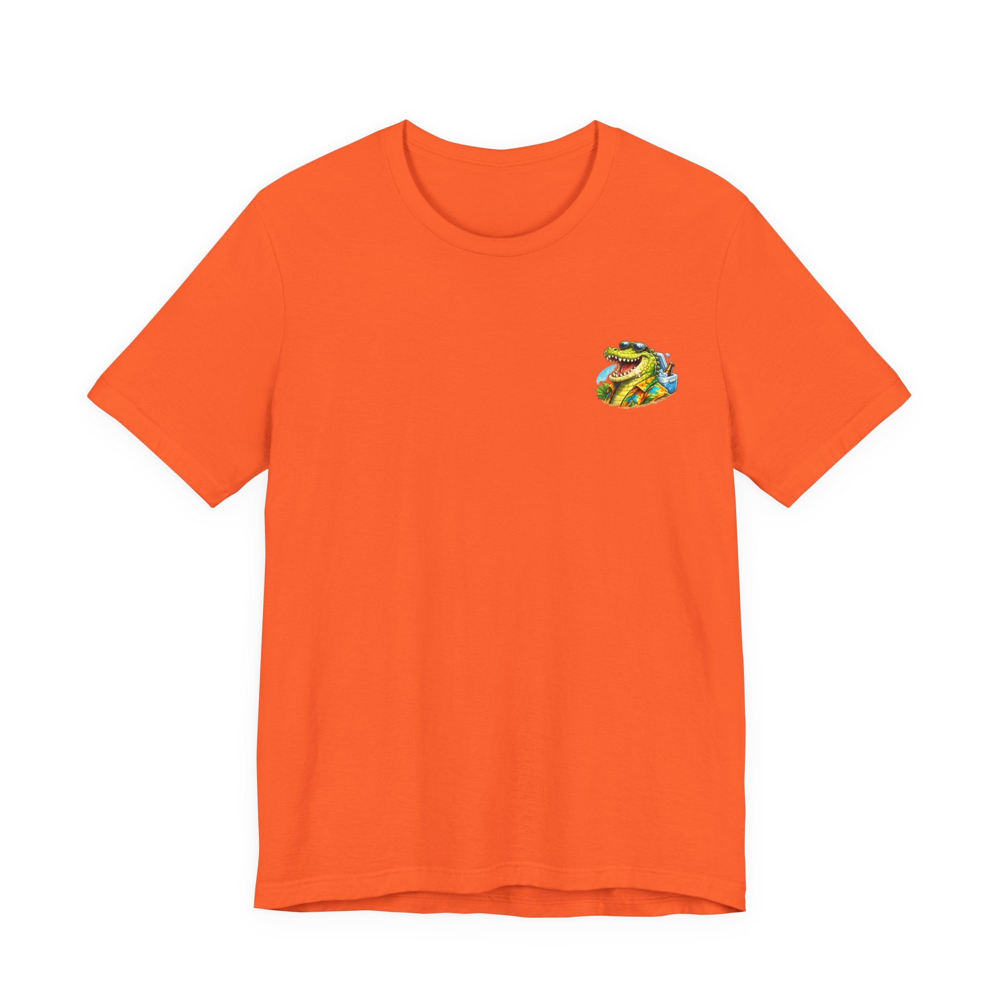 One More Round Turtle Tee — Retro Alligator Bar Fishing Graphic T-Shirt
