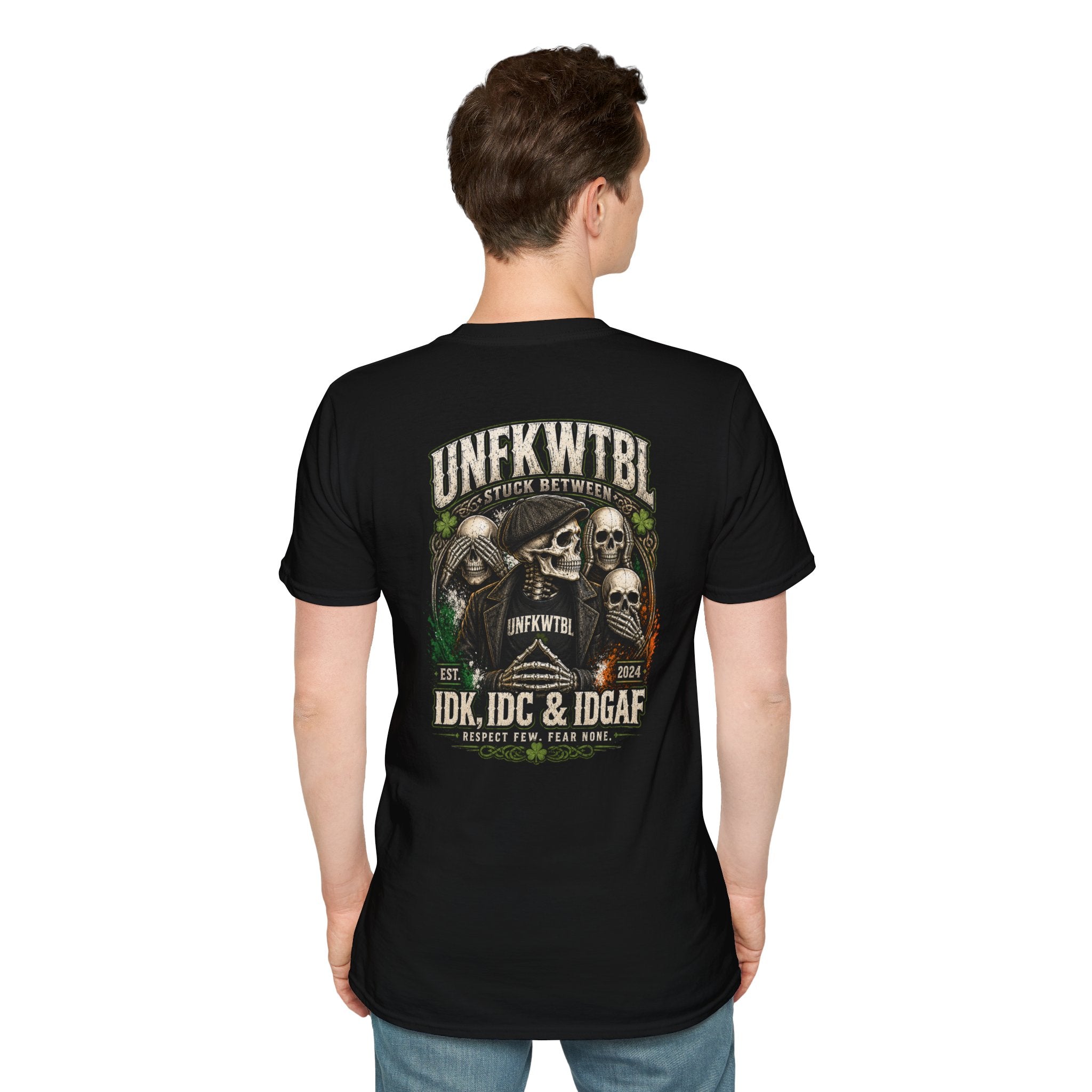 Skull Trio 'Ungrateful' Graphic T-Shirt