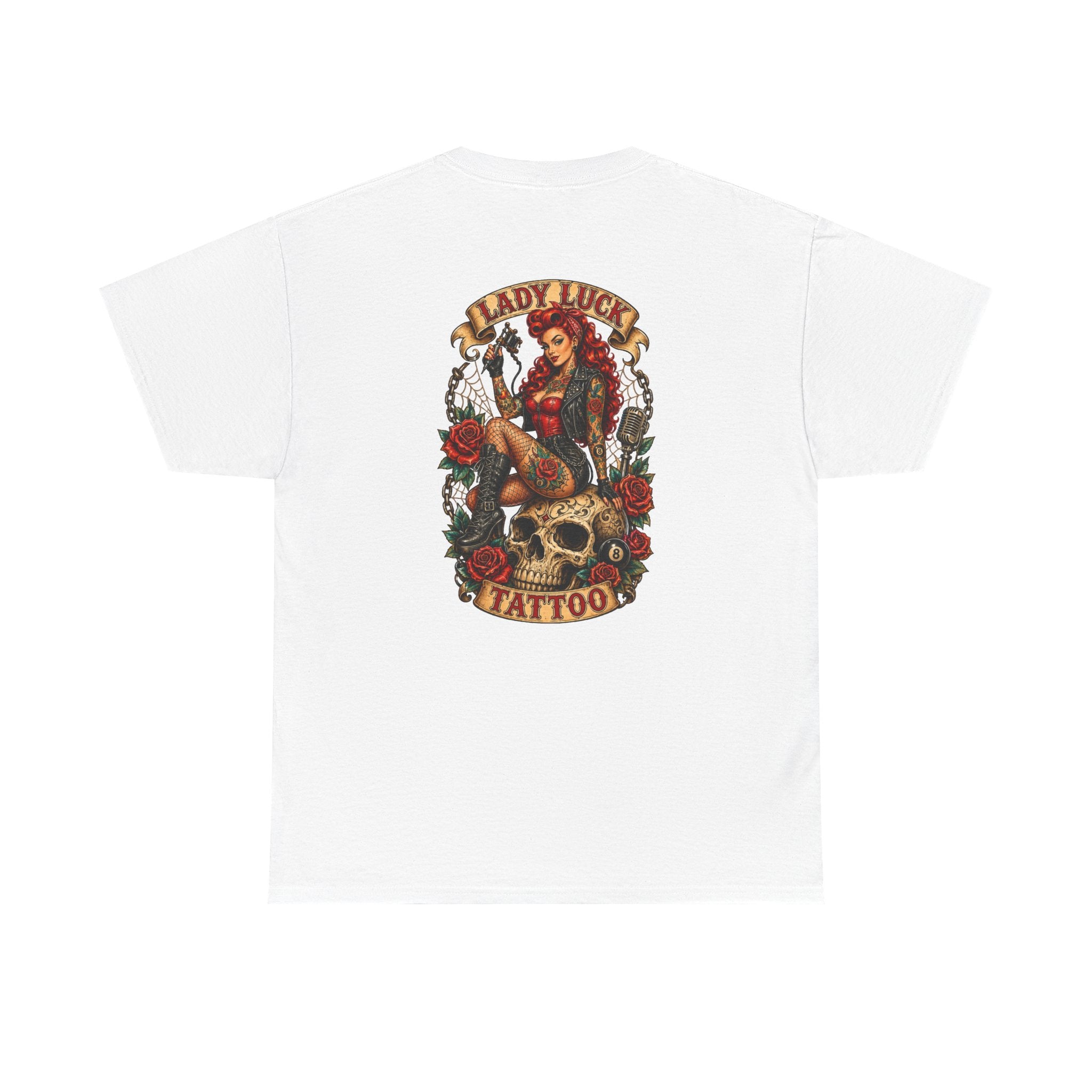 Lady Luck Tattoo Skull Queen Men’s Tee