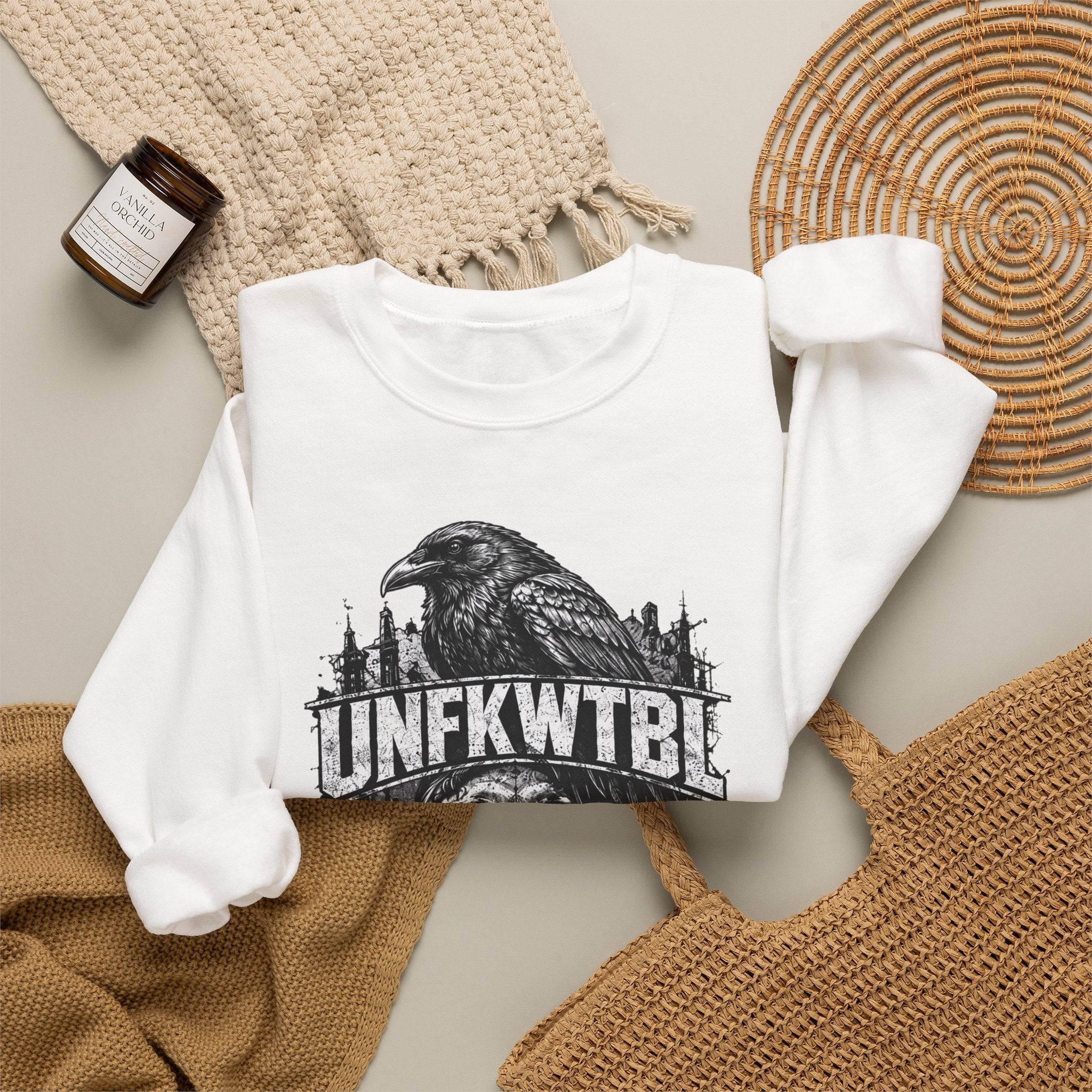 The Dirty Hands Raven Crewneck Sweatshirt
