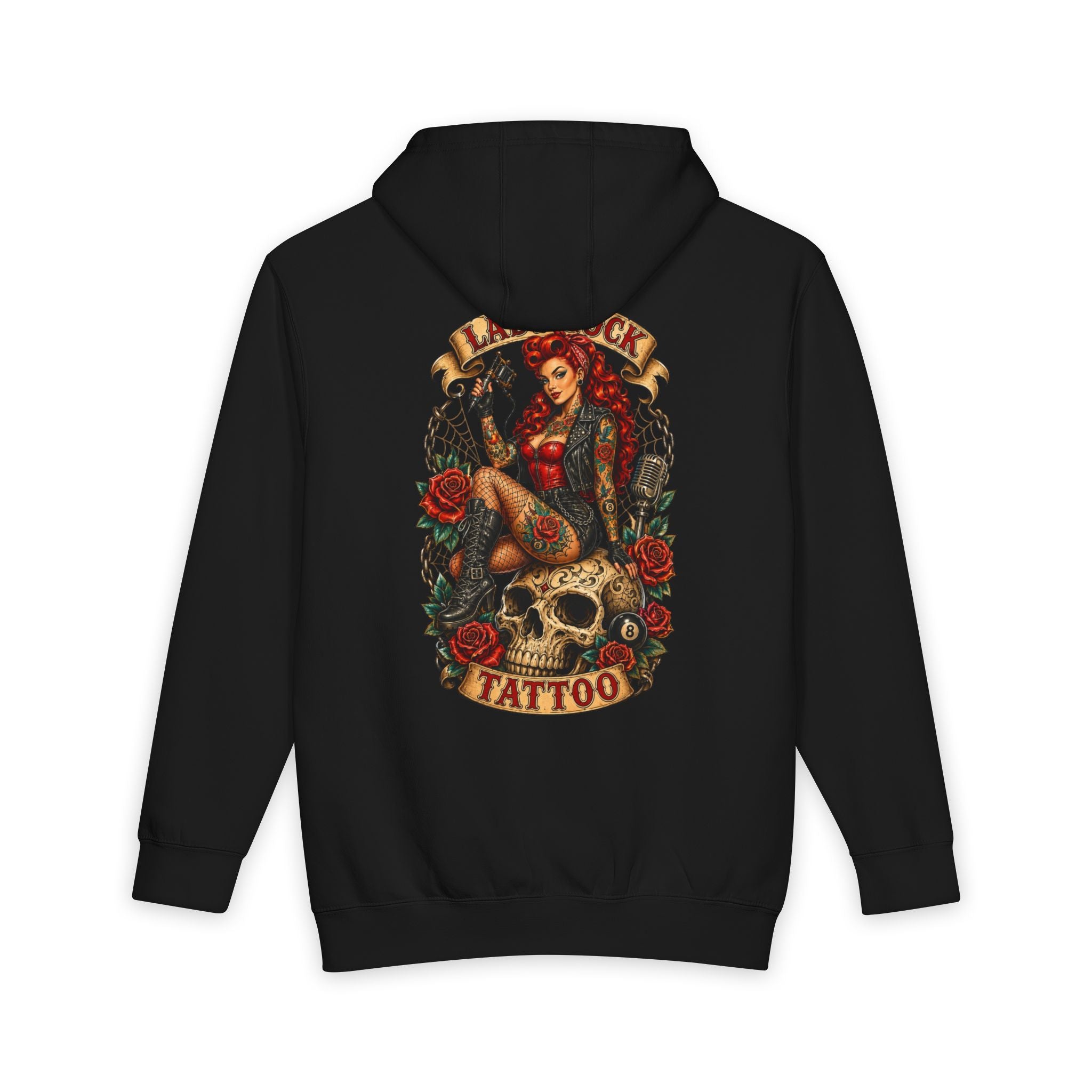 Lady Luck Tattoo Skull Queen Hoodie