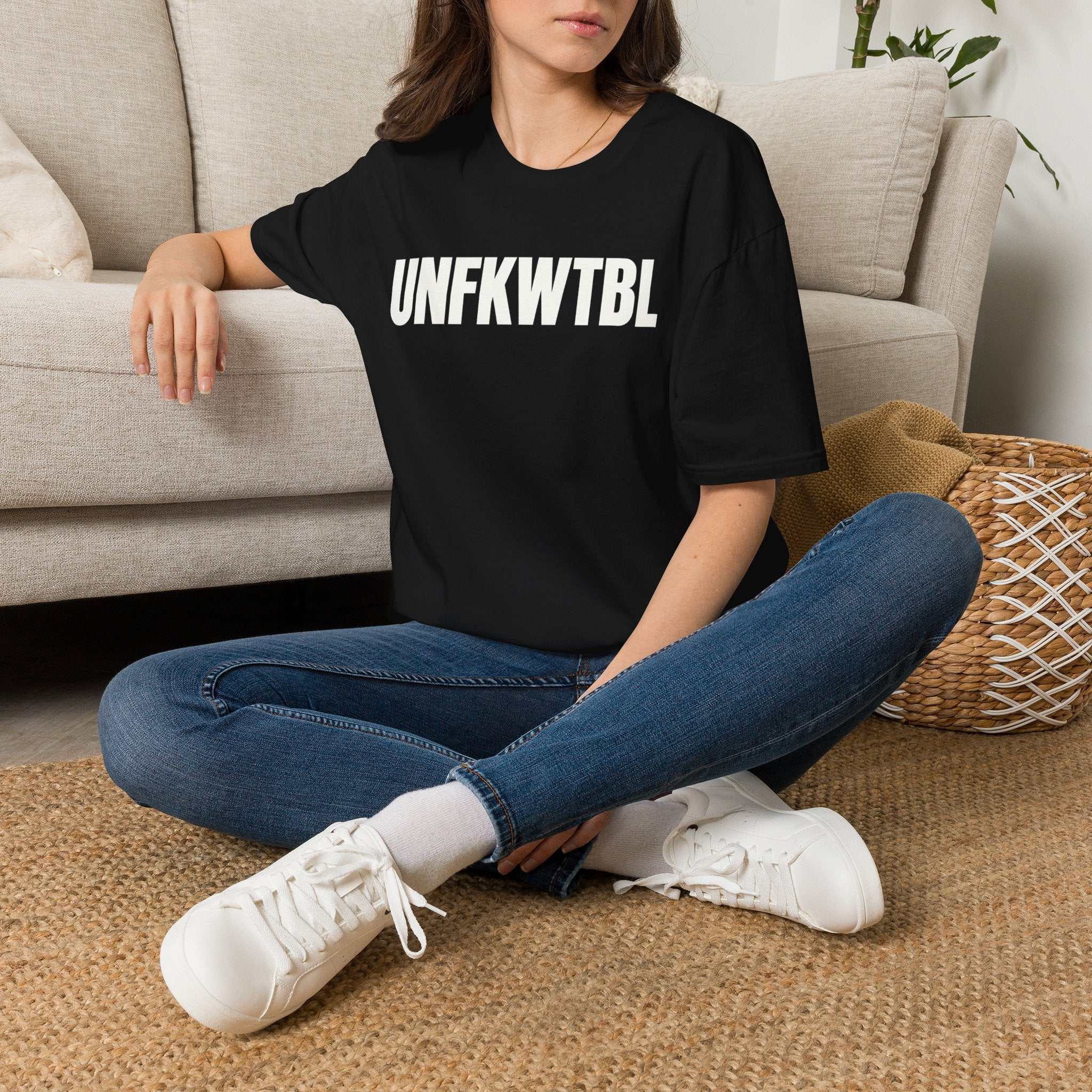 UNFKWTBL Graphic Tee — Bold Abbreviation Statement Shirt
