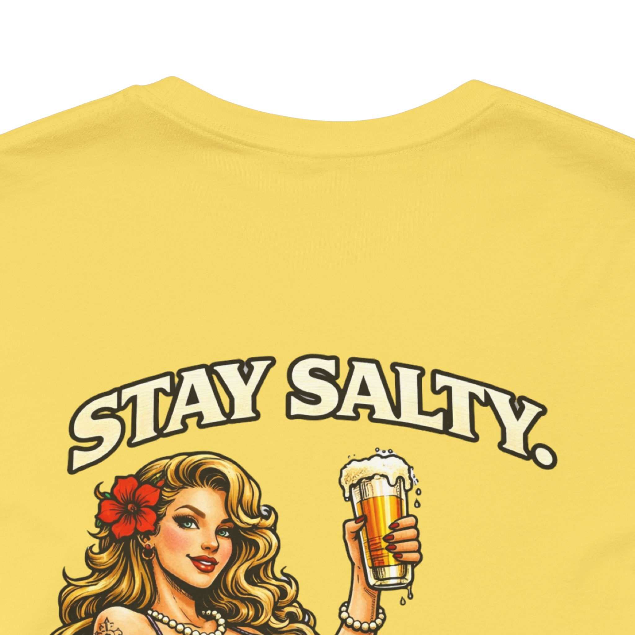 Stay Salty Mermaid T-Shirt — 'Remain UNFKWTBL' Vintage Beach Tee