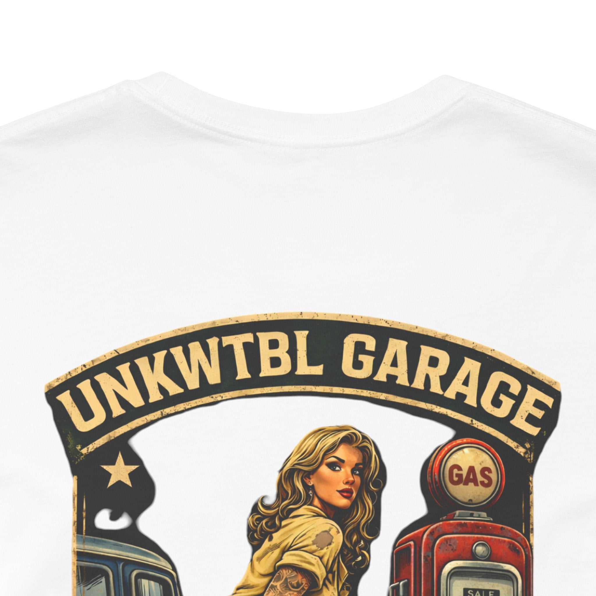 Mechanic On Duty Tee — Vintage Pinup Garage Shirt