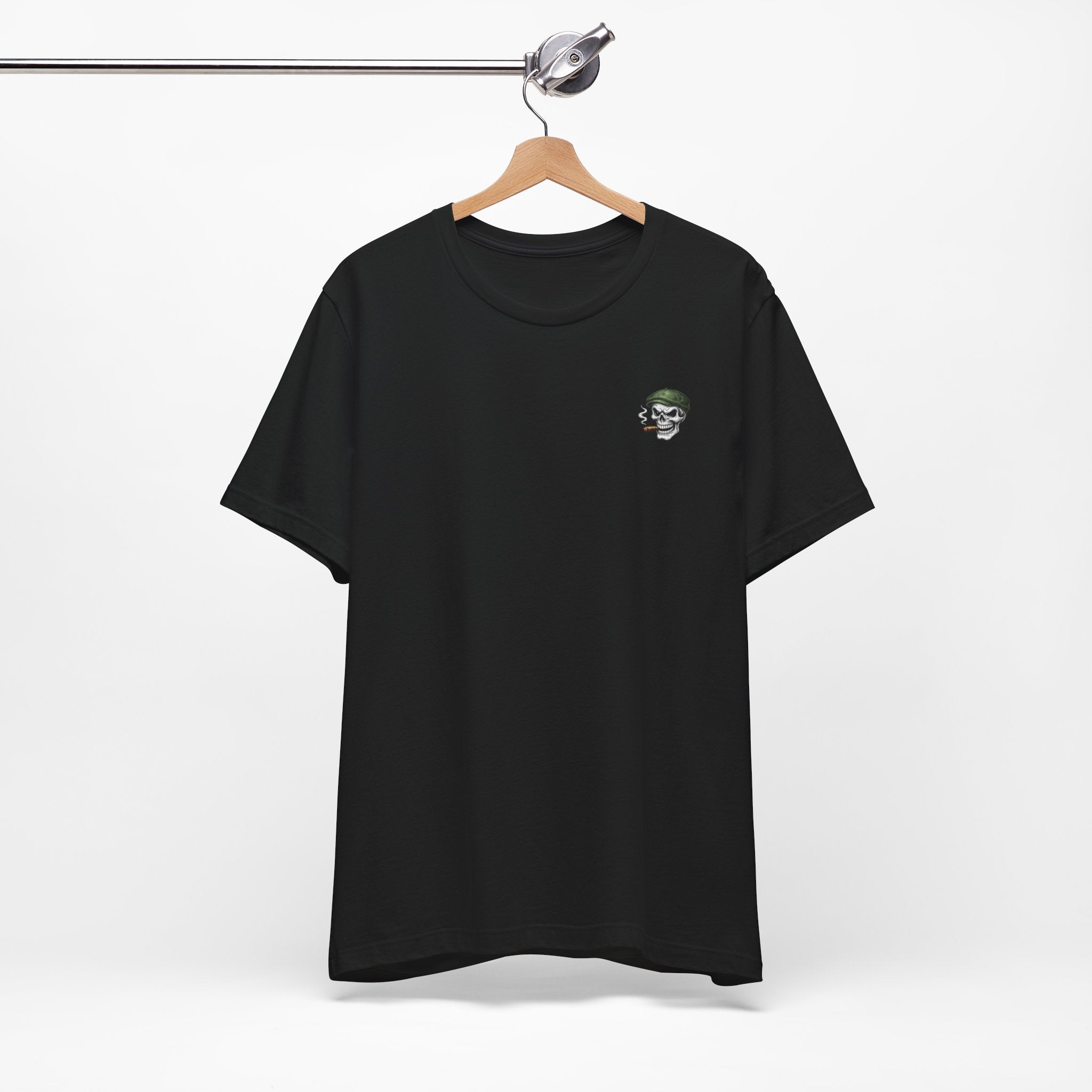 Gettin' Lucky St. Patrick's T-Shirt — Pinup Skull Irish Beer Graphic Tee