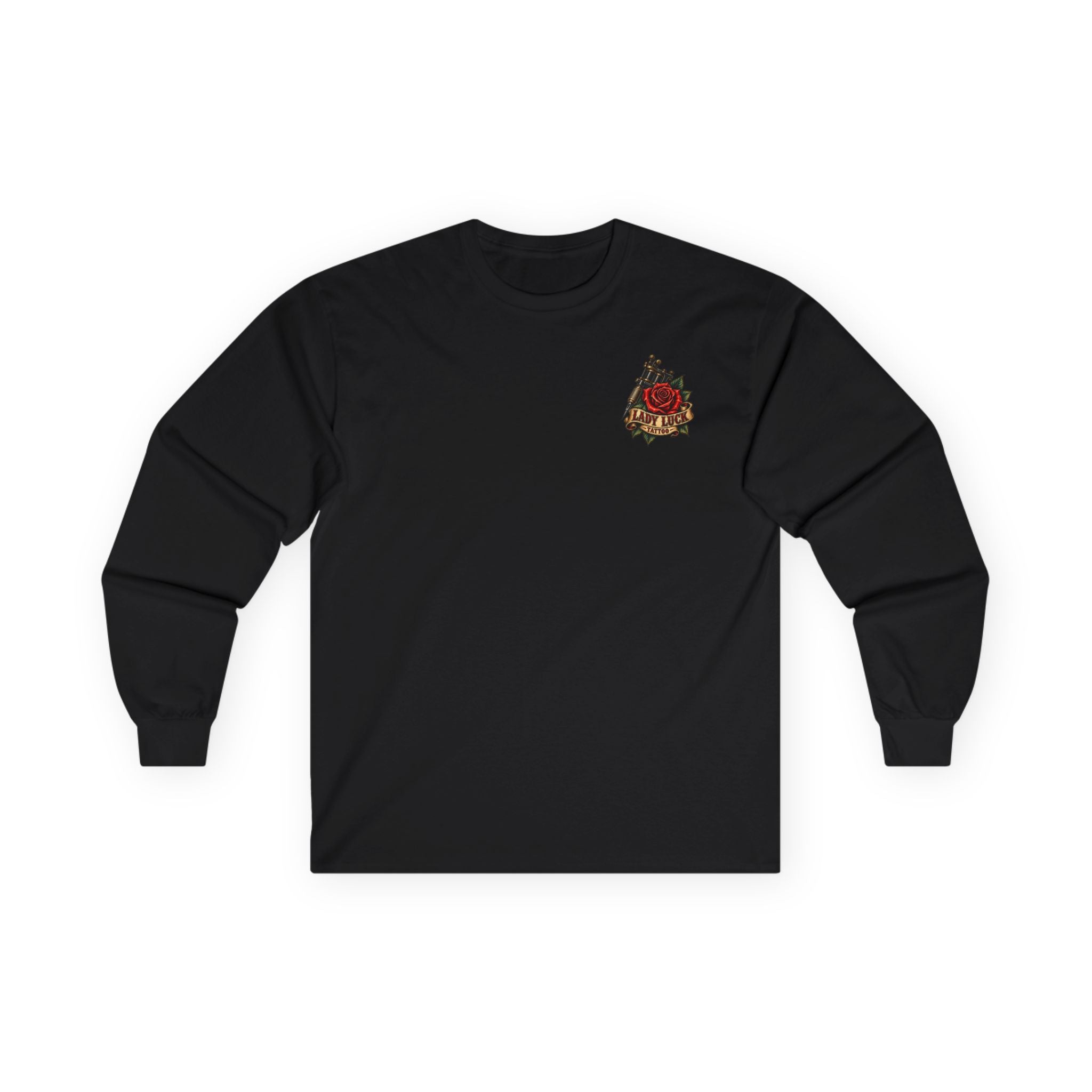 Lady Luck Tattoo Skull Queen Long-Sleeve Tee