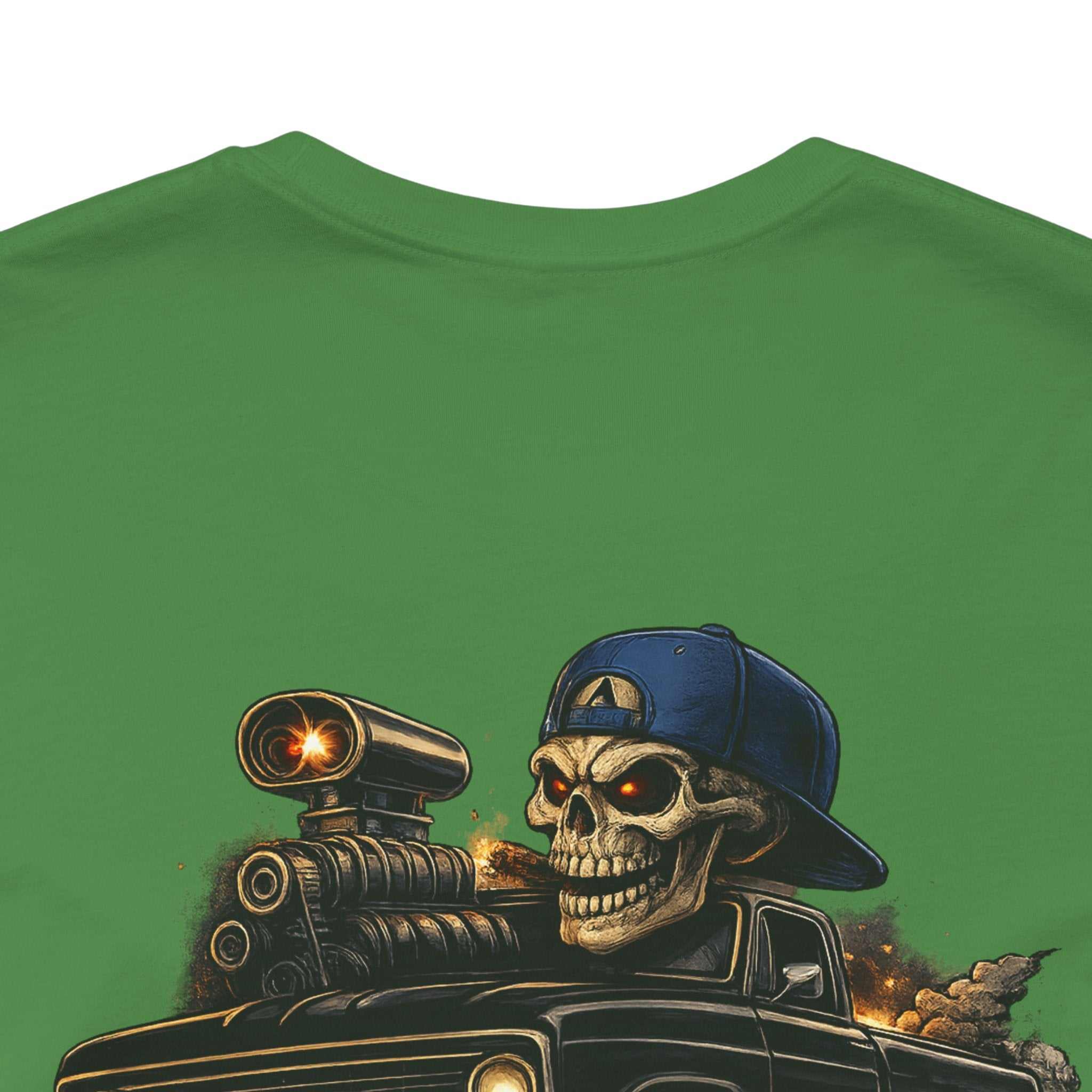 Midnight Trouble Skull Car Tee
