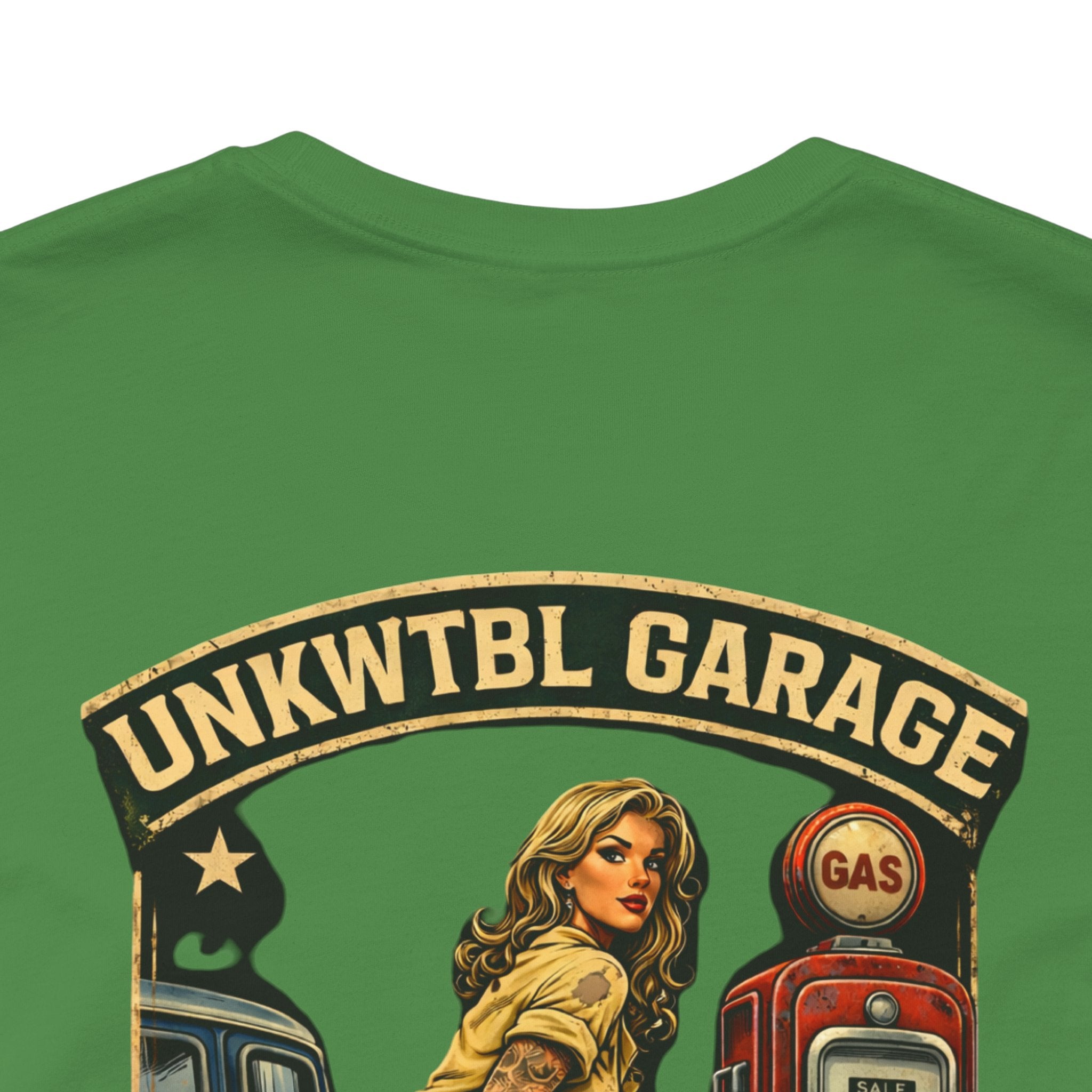 Mechanic On Duty Tee — Vintage Pinup Garage Shirt