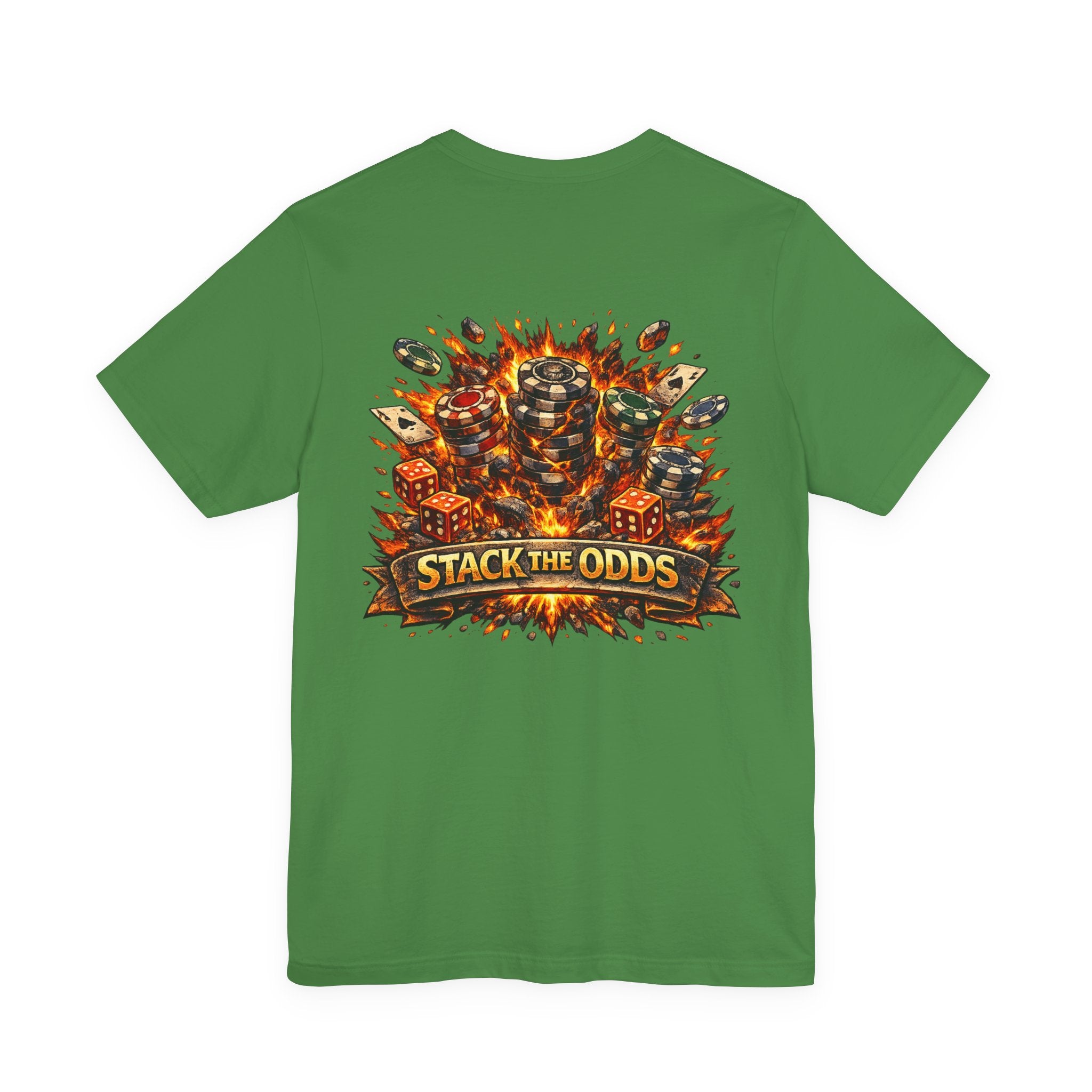Stack the Odds Poker T-Shirt — Casino Chips & Cards Graphic Tee