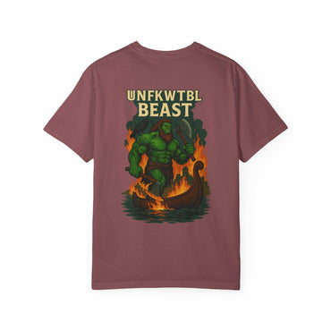 Unisex Graphic T-Shirt with UNFKWTBL BEAST design, casual fit, 100% cotton, vibrant colors, perfect gift for holidays and everyday wear
