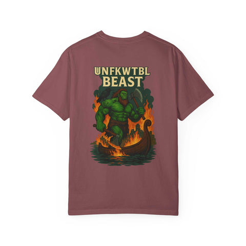 Unisex Graphic T-Shirt for Fans, Cool Casual Tee, Perfect Gift for Holidays, Everyday Wear, Unique Statement Shirt, UNFKWTBL BEAST Design