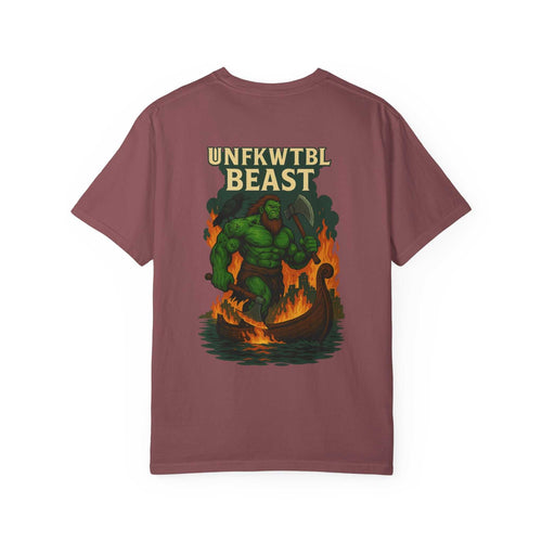 Unisex Graphic T-Shirt with UNFKWTBL BEAST design, casual fit, 100% cotton, vibrant colors, perfect gift for holidays and everyday wear