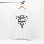 Skull Graphic T-Shirt - UNFKWTBL Gothic Drip Logo Tee