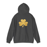 UNFKWTBL Shamrock Hoodie — Gold Clover St. Patrick’s Day Sweatshirt
