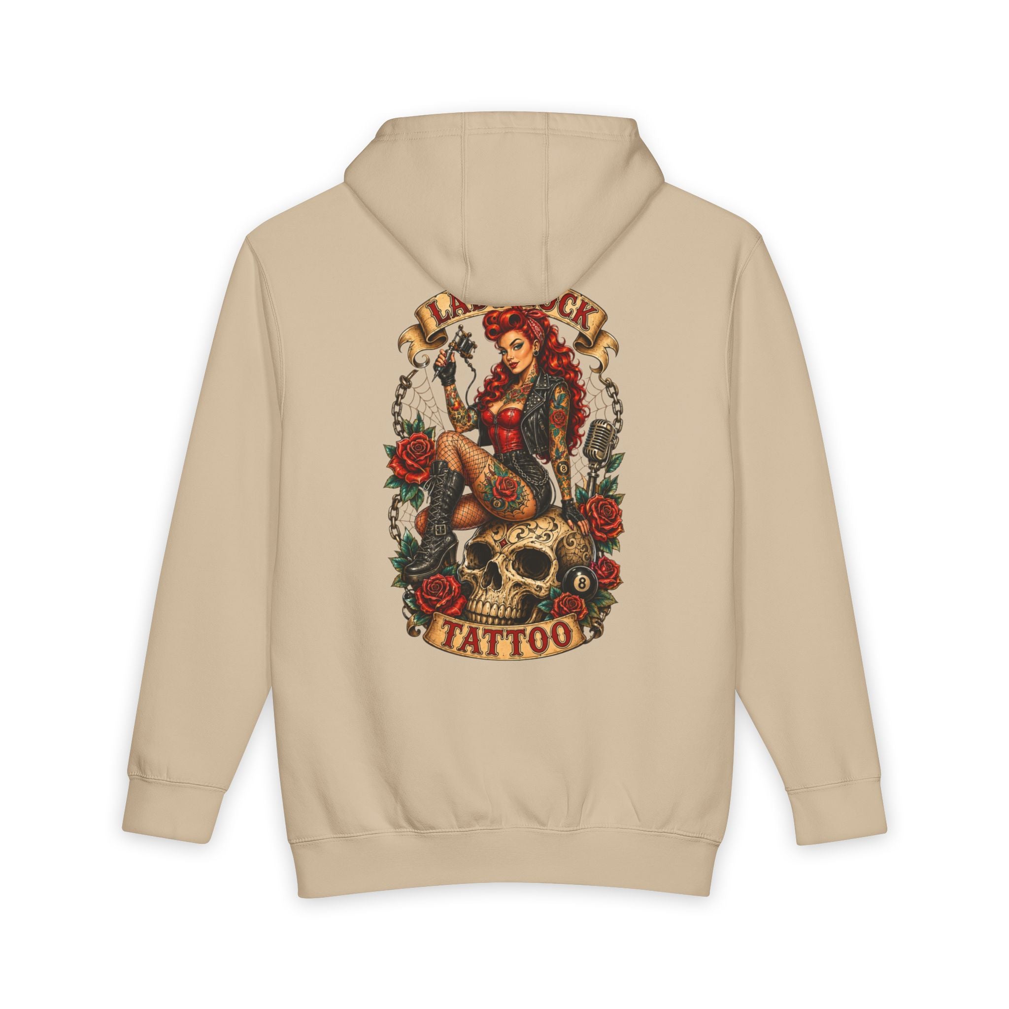 Lady Luck Tattoo Skull Queen Hoodie