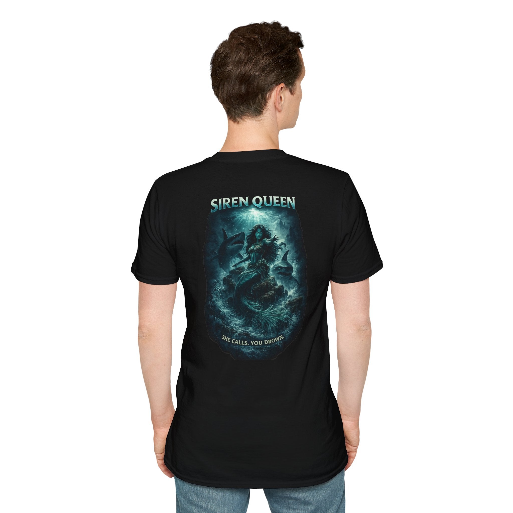Siren Queen T-Shirt — Oceanic Mermaid Graphic Tee (She Calls You Destiny)