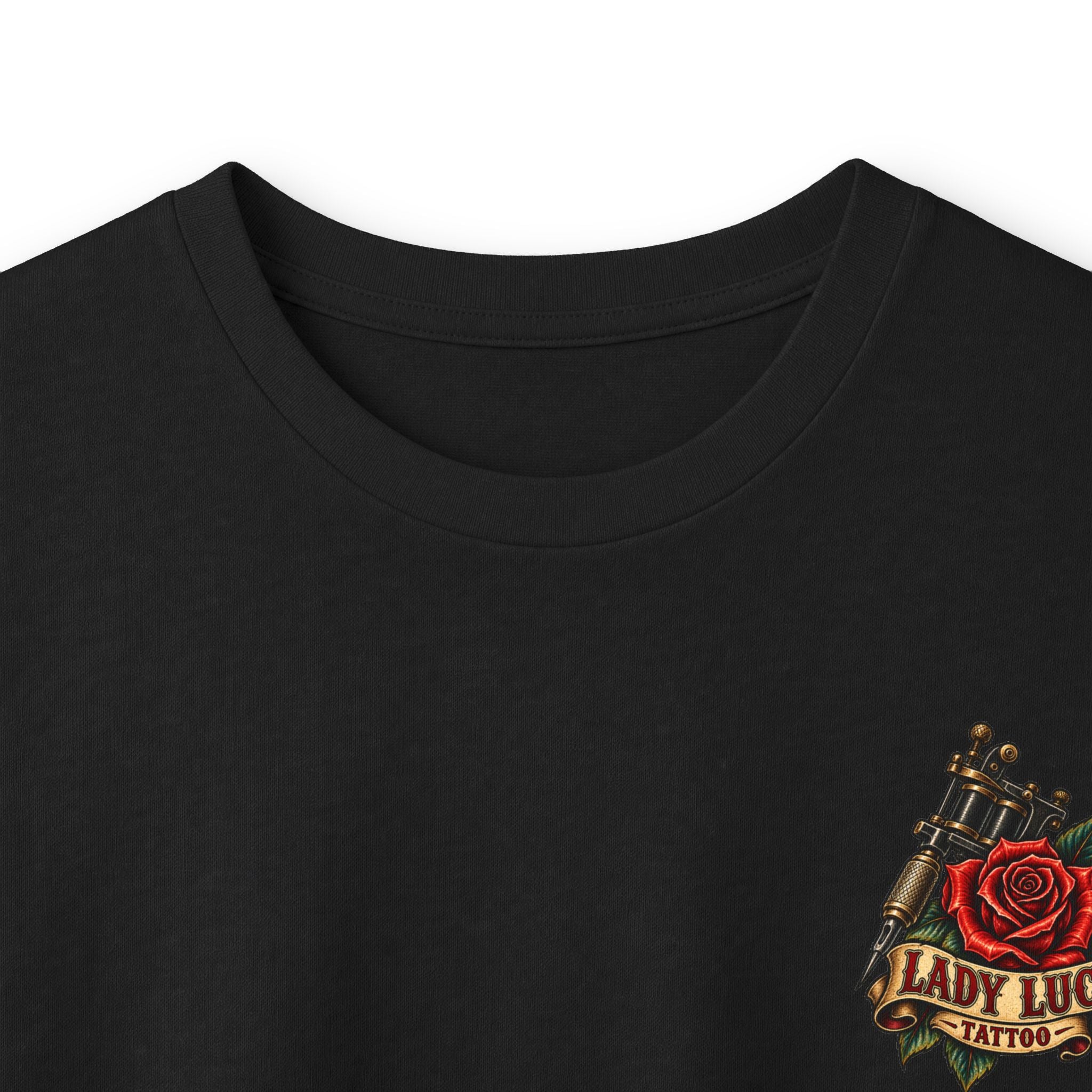 Lady Luck Tattoo Skull Queen Long-Sleeve Tee