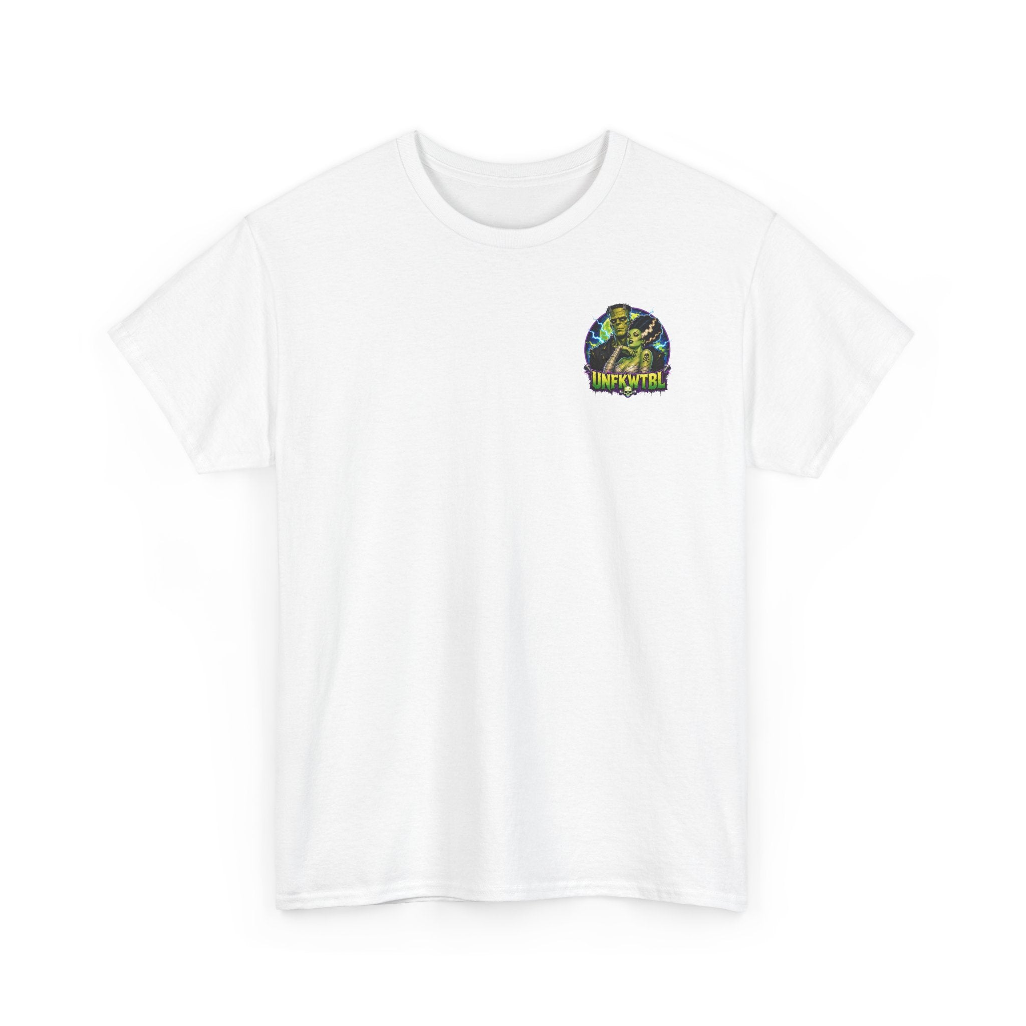 Frankenstein Graphic Tee — "UNFKWTBL" Retro Horror Poster T-Shirt