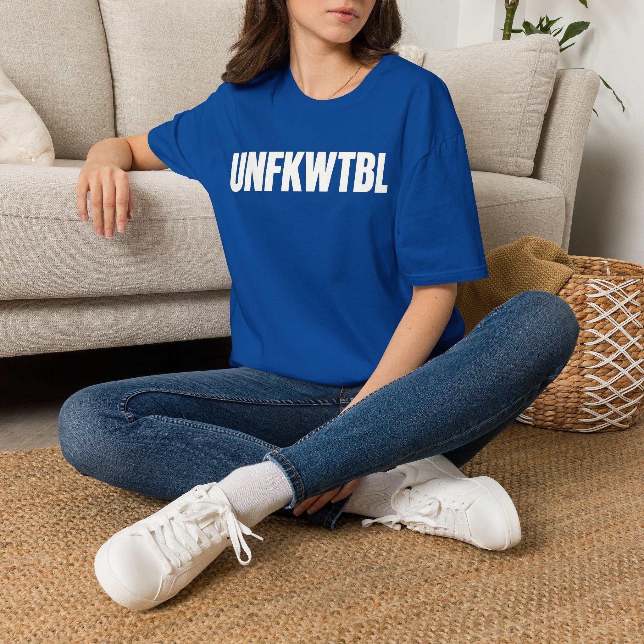 UNFKWTBL Graphic Tee — Bold Abbreviation Statement Shirt
