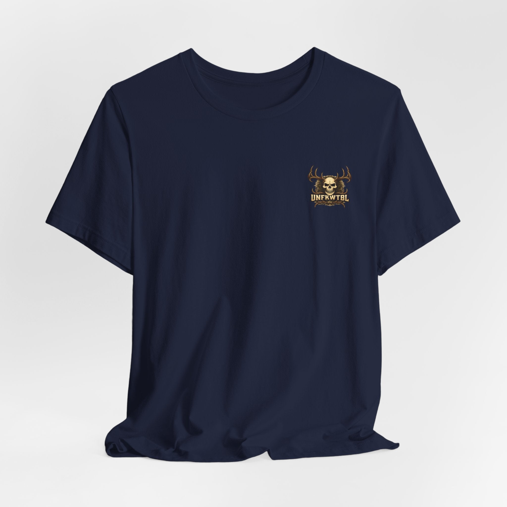 Zero Bucks Given Skull Deer Graphic Tee