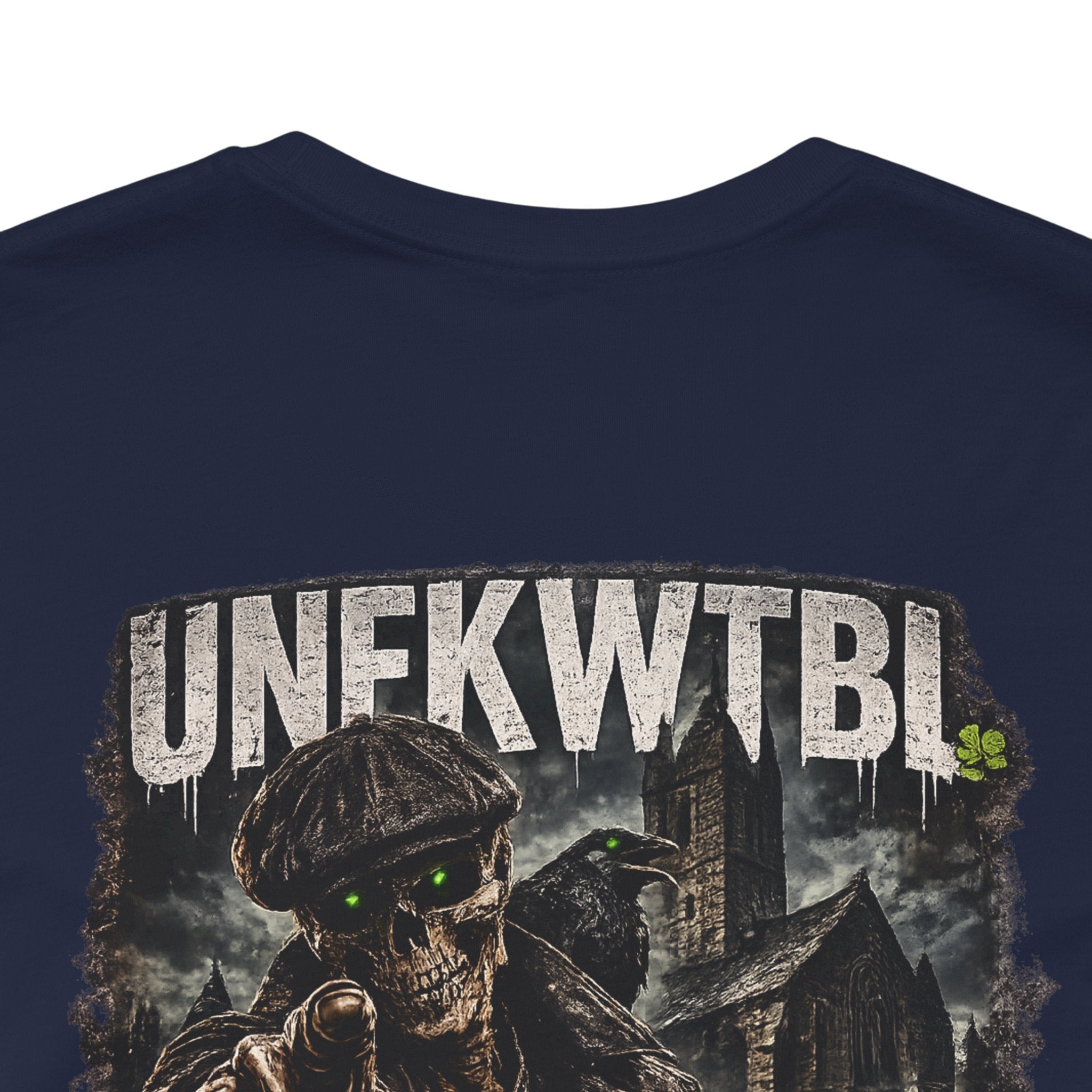 UNFKWTBL Graphic Tee — "Don't Fear the Dark" Military-Inspired Short Sleeve Shirt