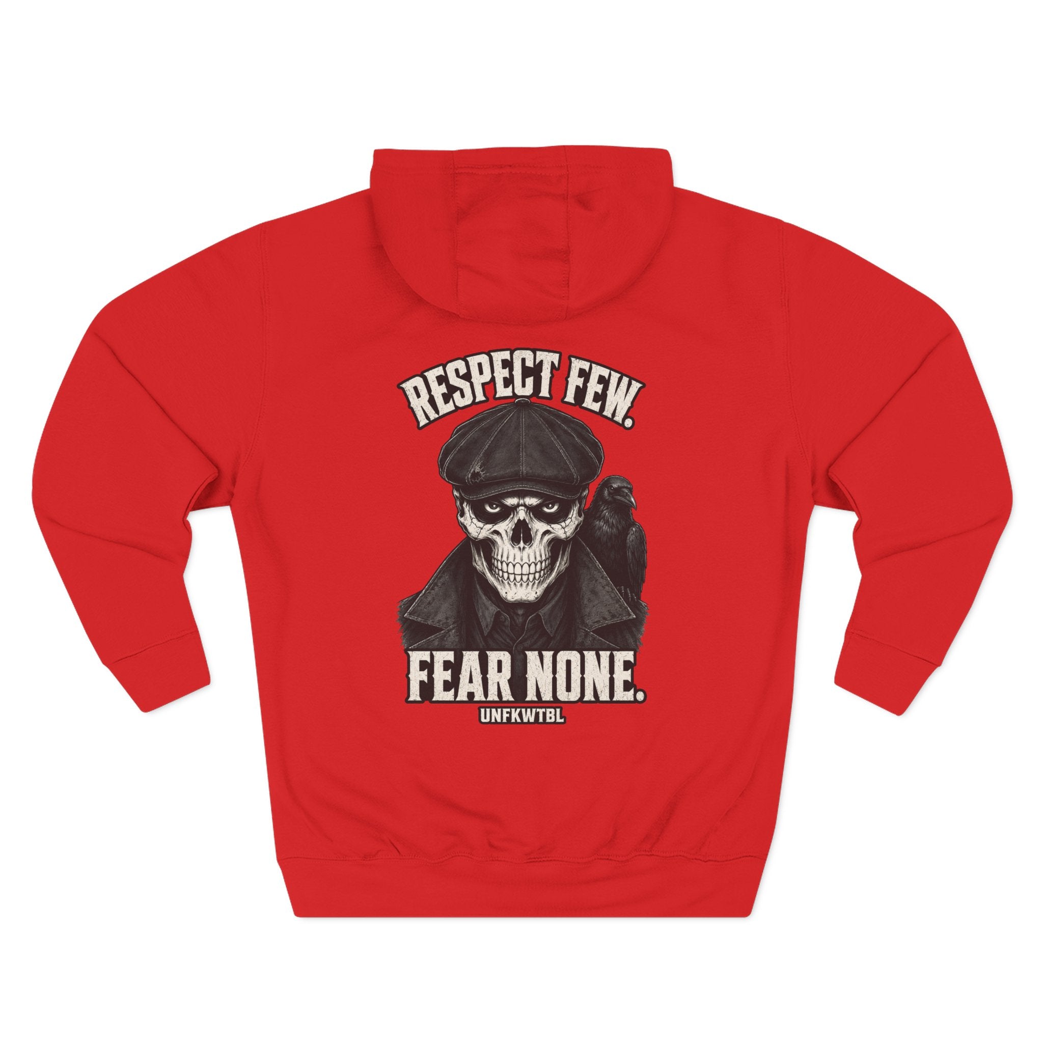 Respect Few Fear None Hoodie Skull & Raven