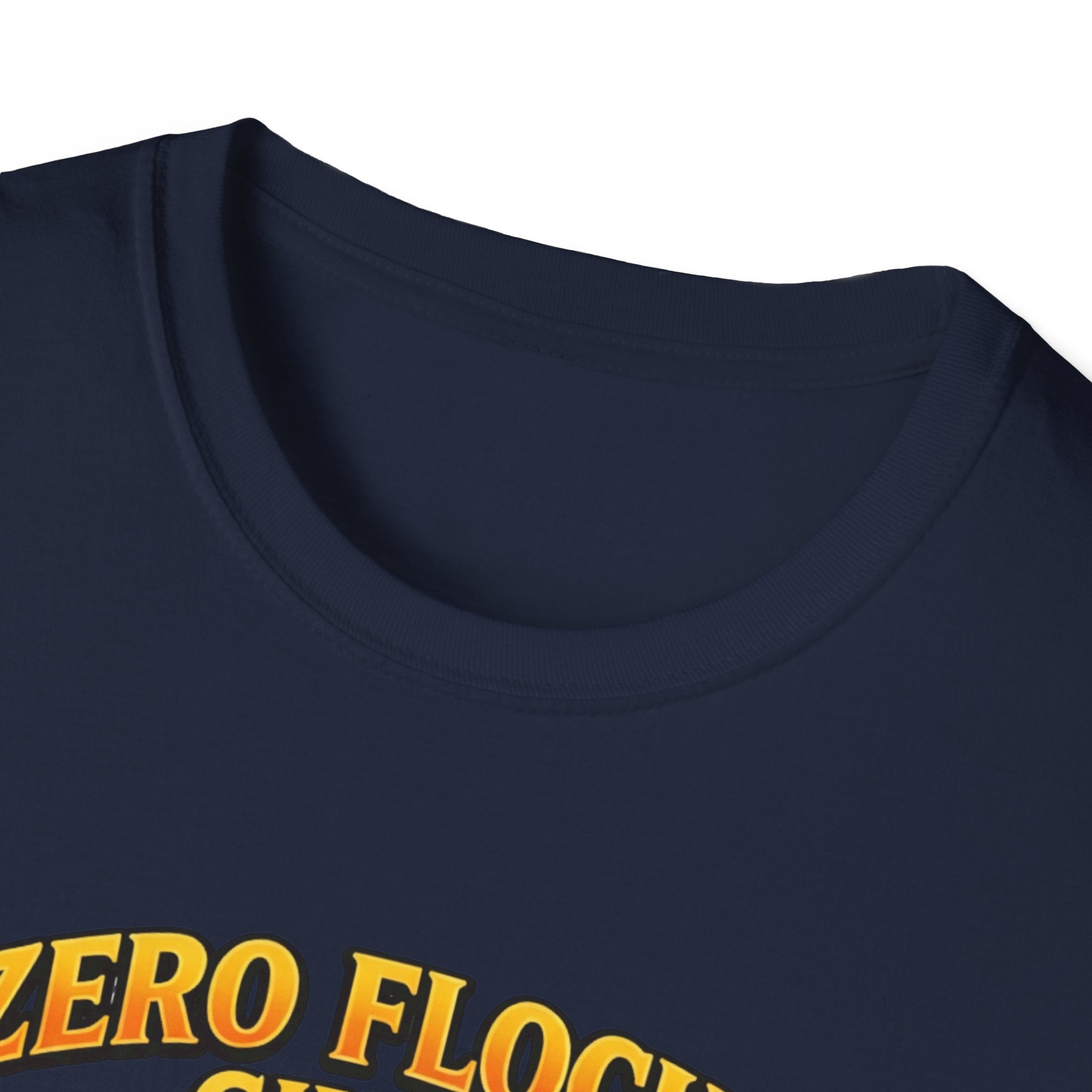 Halloween Skeletons T-Shirt - "Zero Flocks Given" Funny Spooky Tee