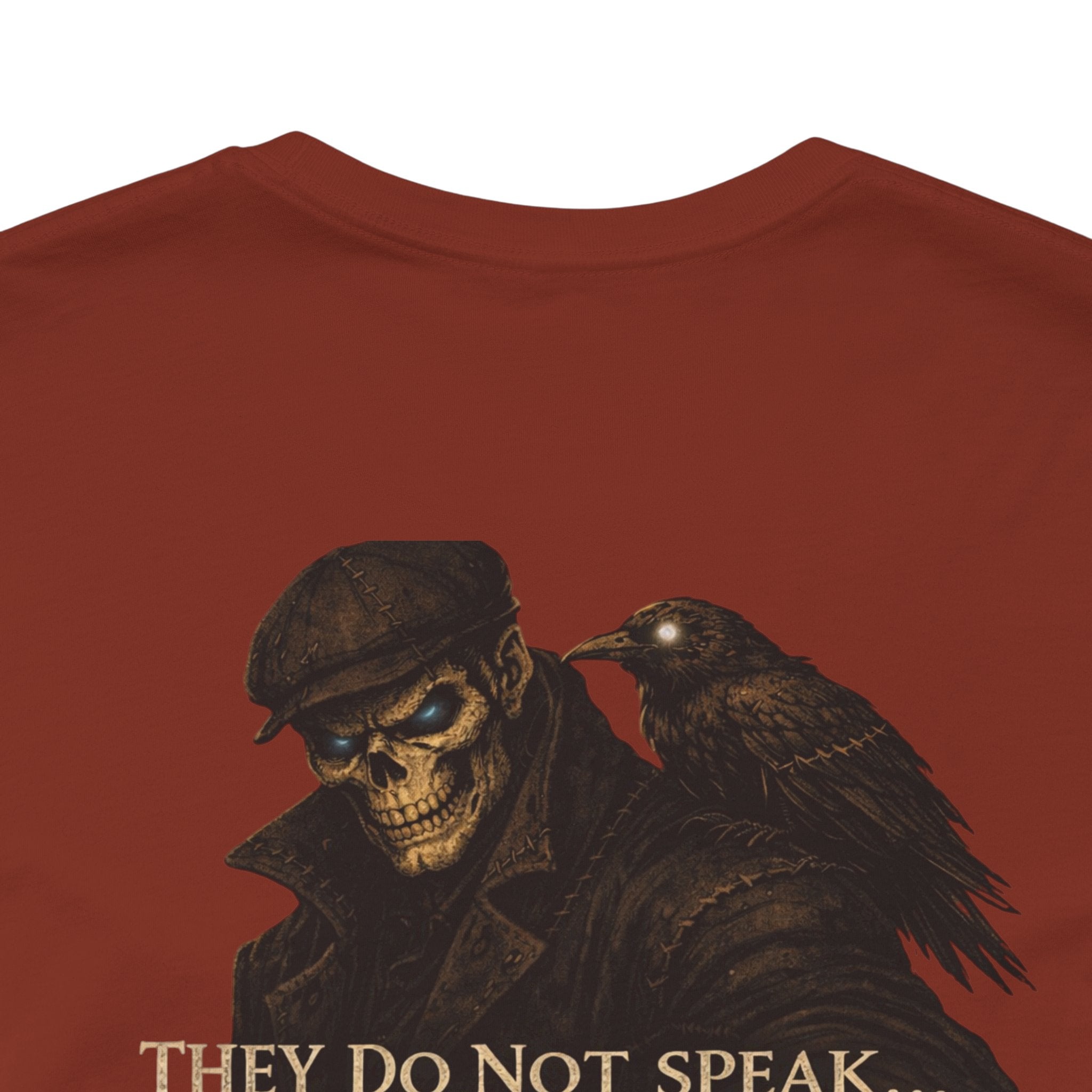 Raven & Wolf Graphic Tee — "They Do Not Speak...They Decide" Gothic Crewneck