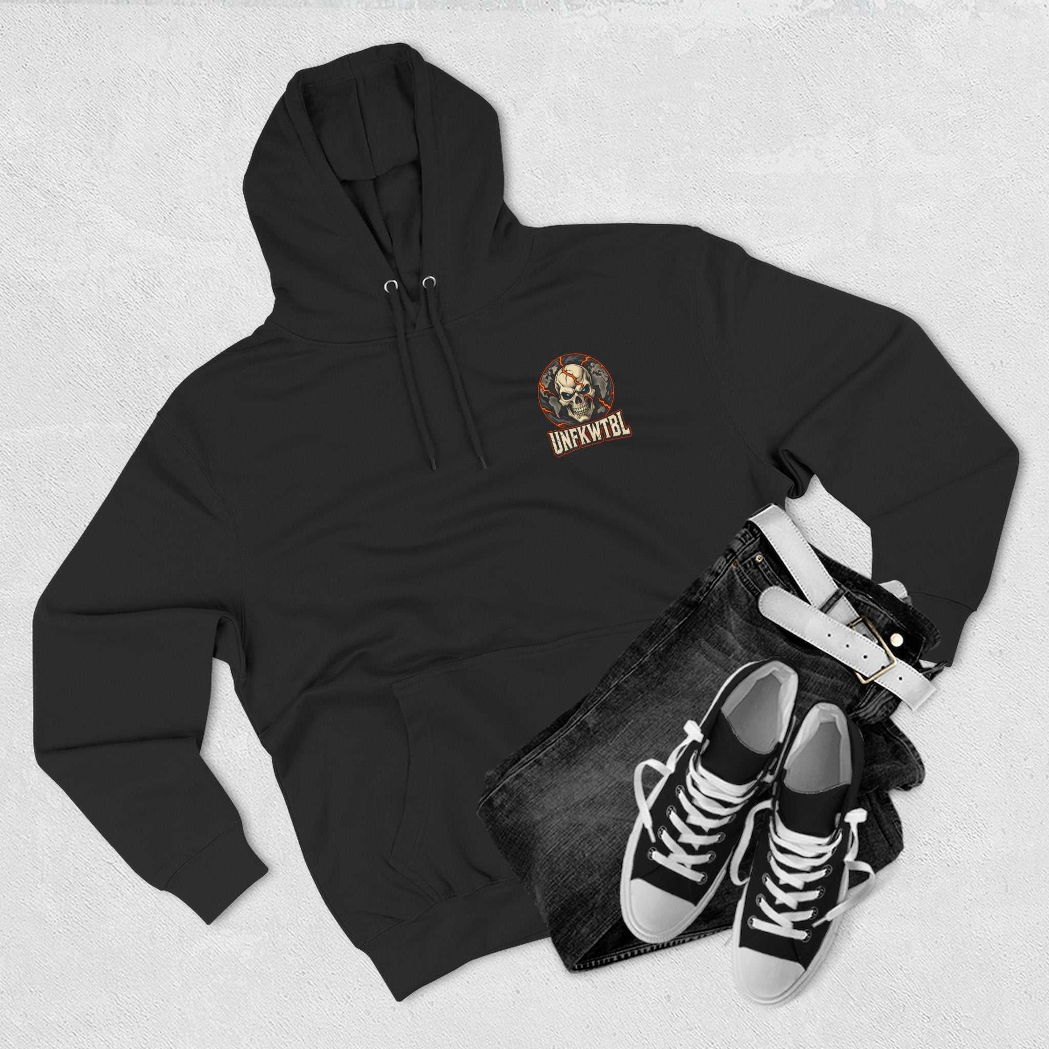 UNFKWTBL Stay Strong Skull Hoodie
