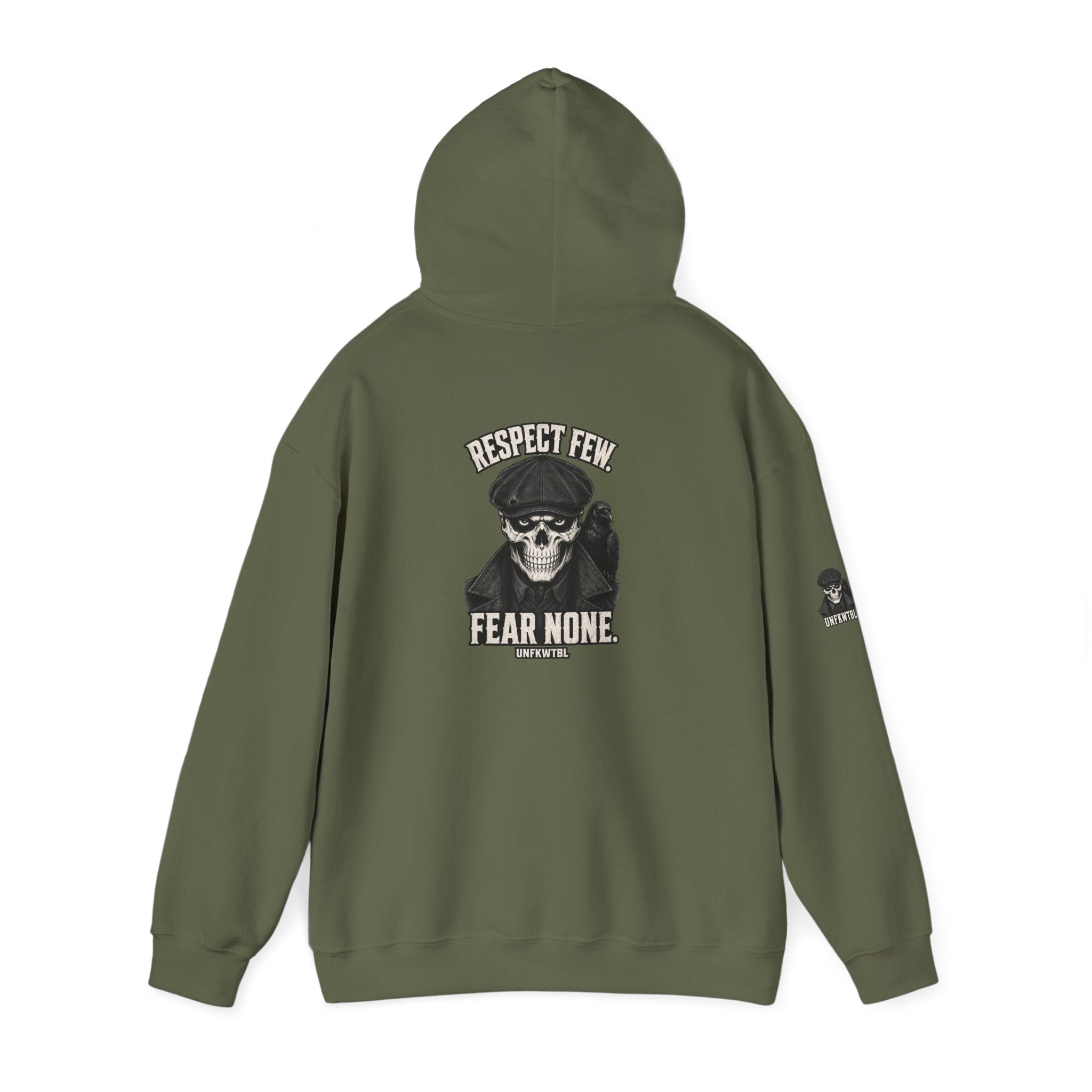 Resin Crew 'Fear None' Skull Hoodie