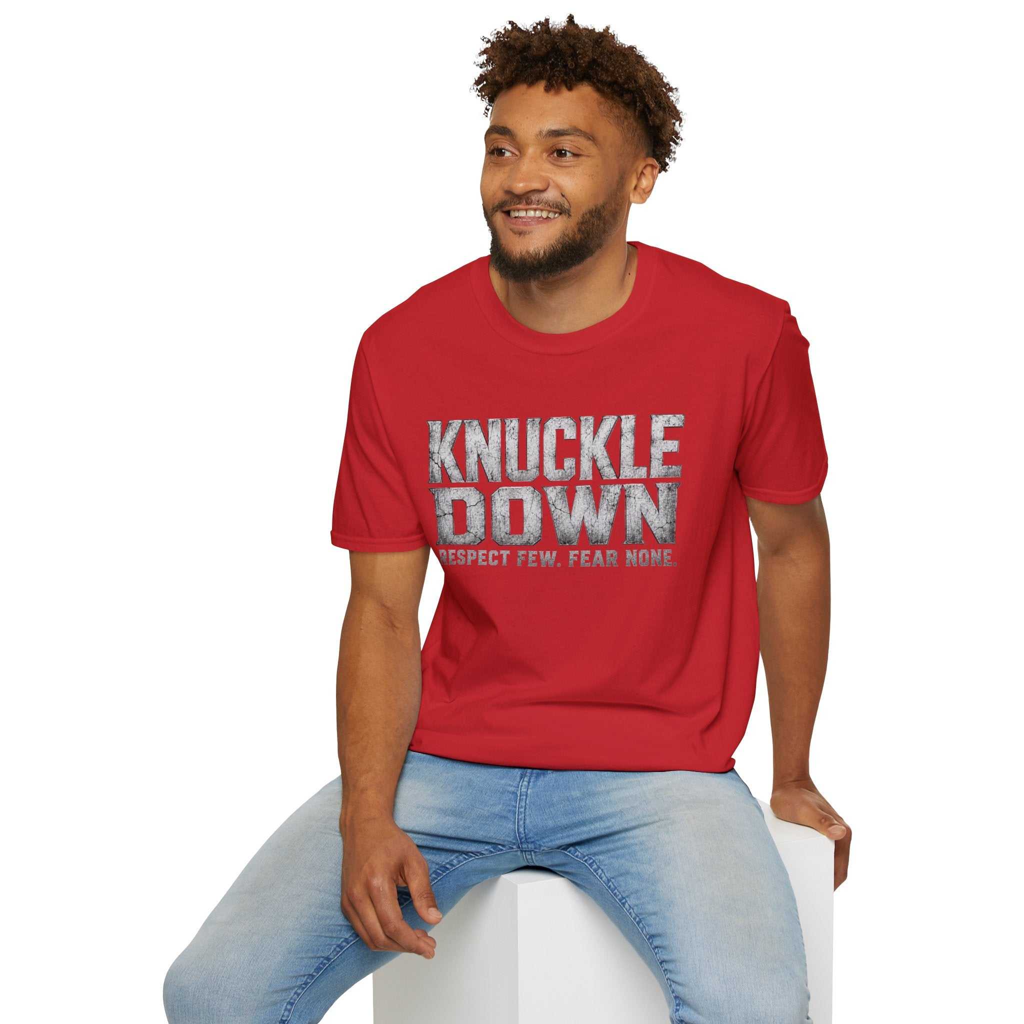 Knuckle Down Graphic T-Shirt — “Respect Few. Fear None.”
