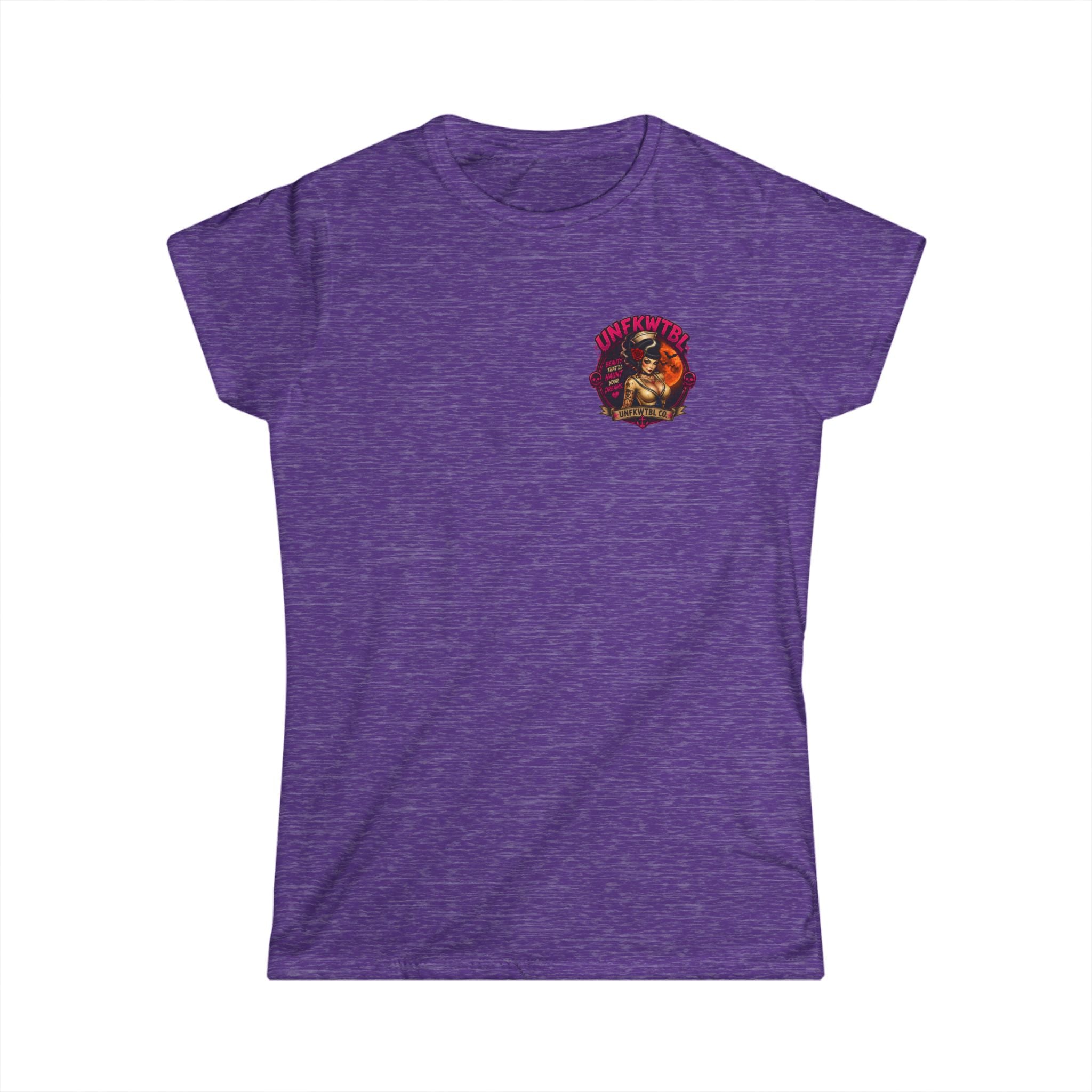 Zombie beach pinup Women’s White Tee — Classic Softstyle Crewneck