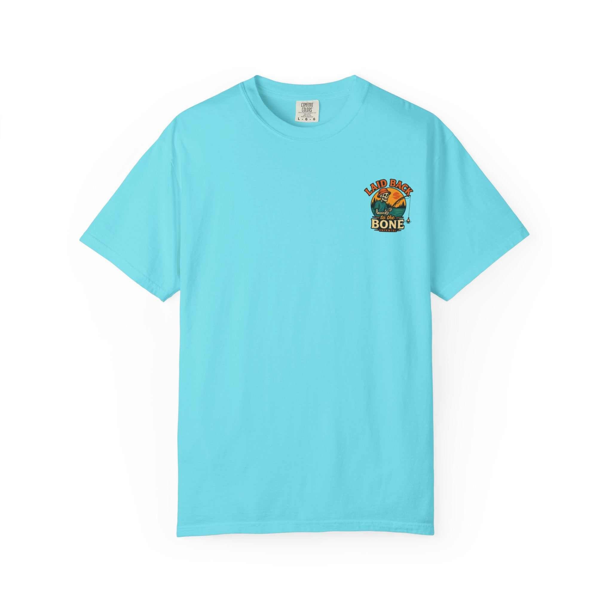T-Shirt — "Gone Fishing" Retro Skeleton Fishing Graphic Tee
